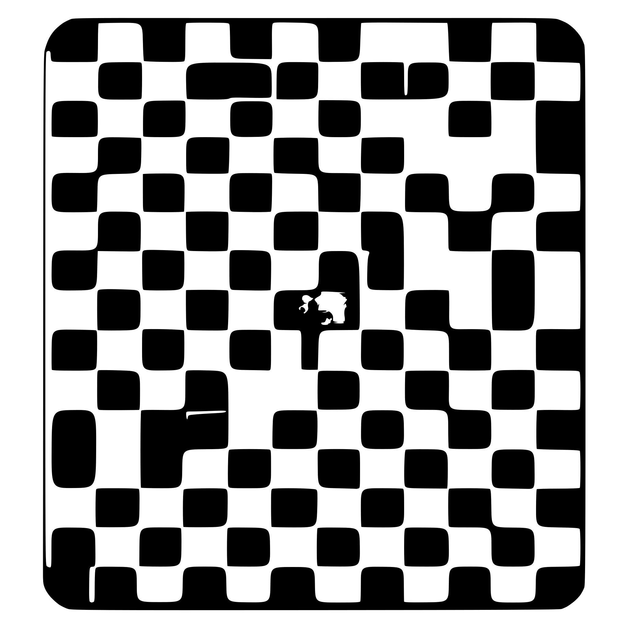 AI-generated SVG of a checker board