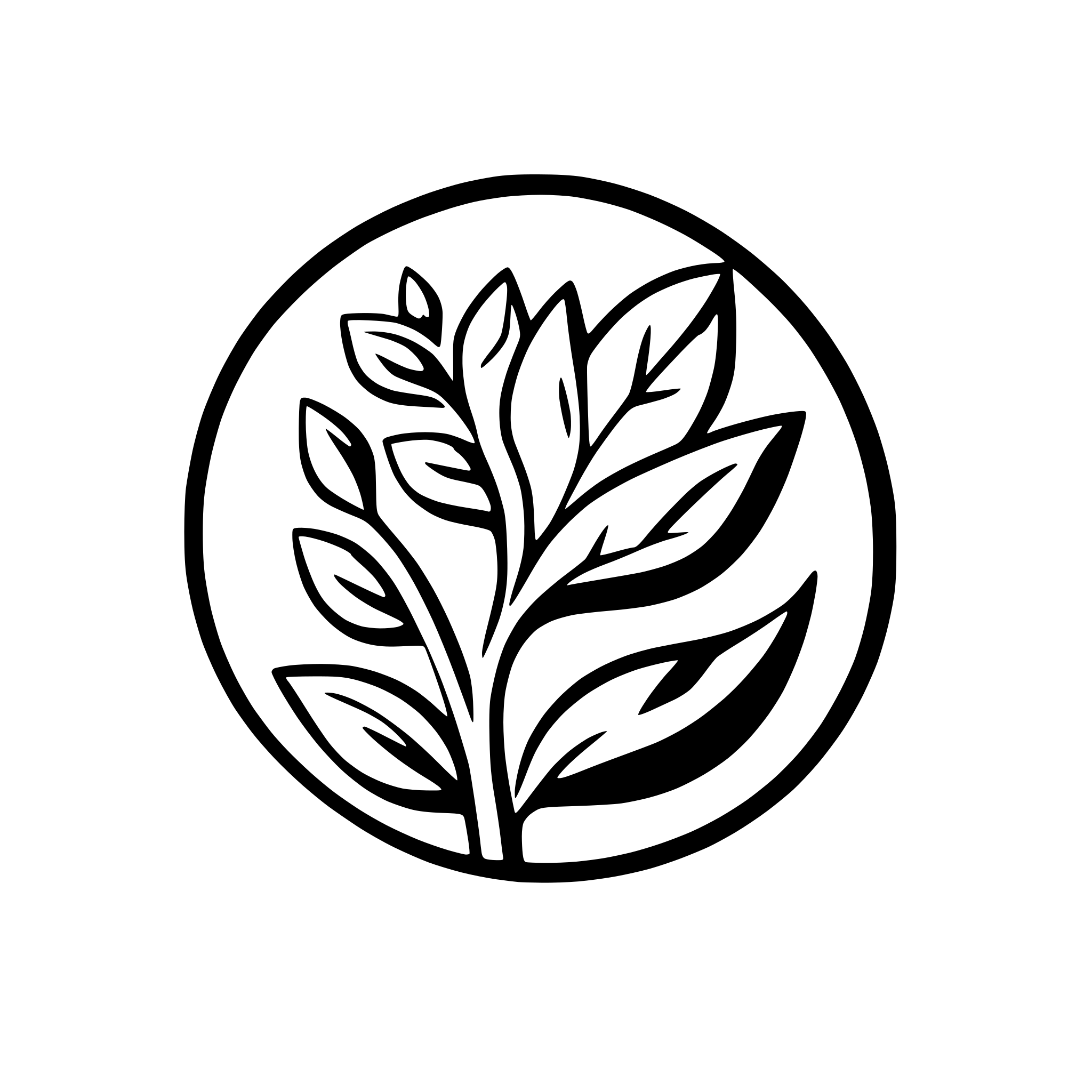 AI-generated SVG of a bouquet of flowers logo