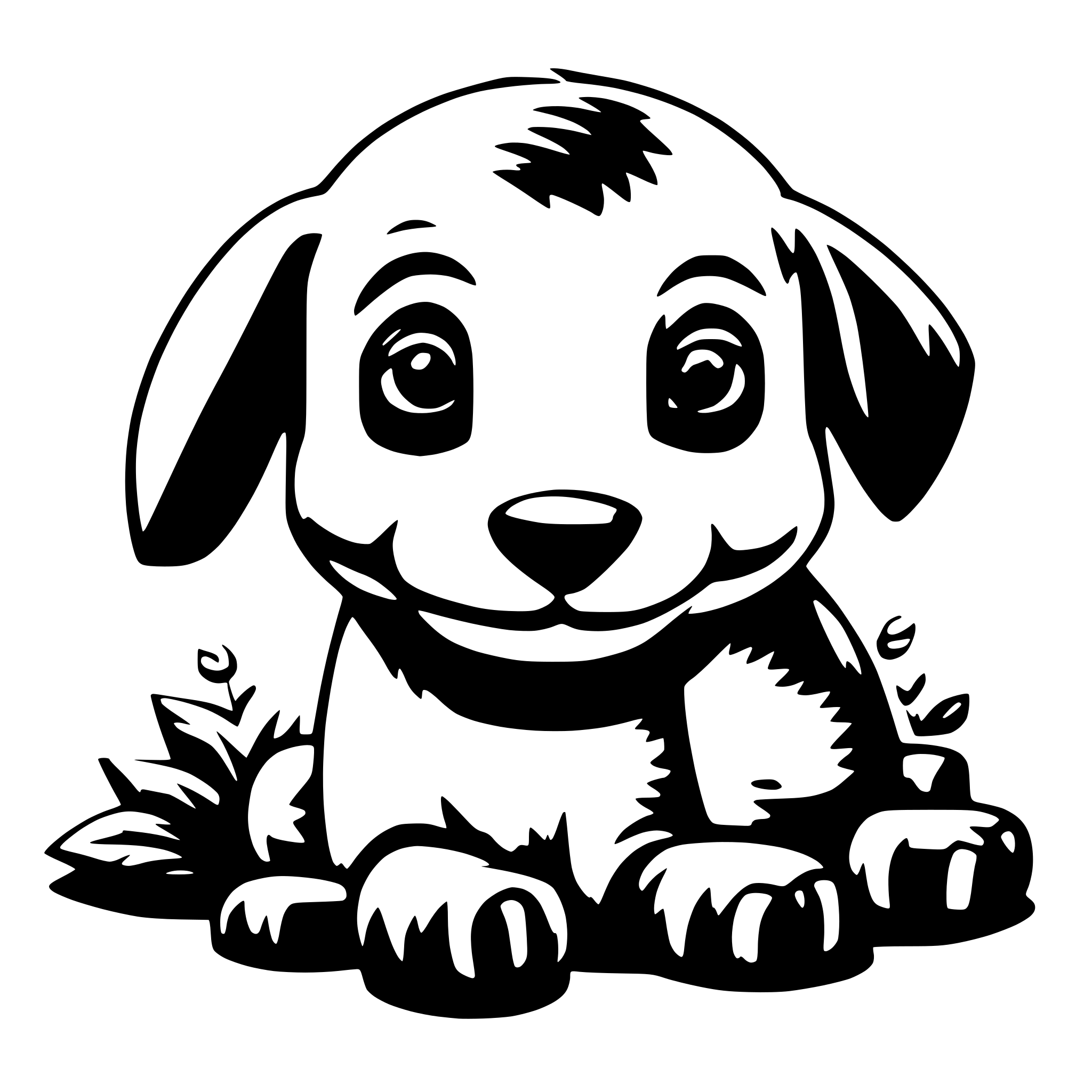 AI-generated SVG of 'animal having a baby'