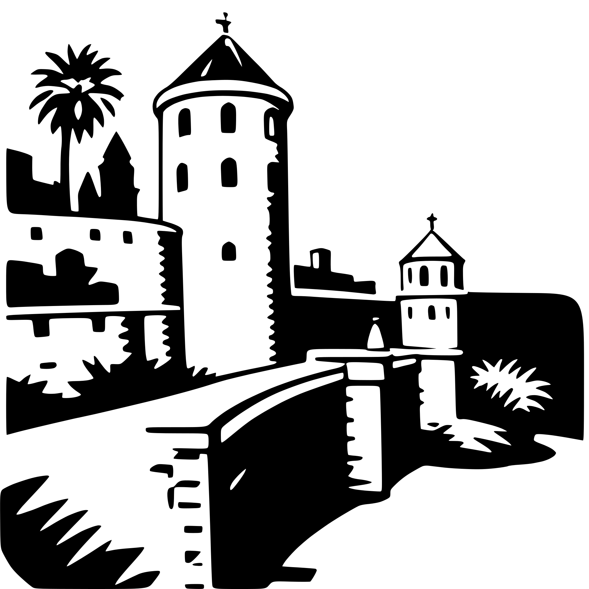 AI-generated SVG of a dubrovnik walls