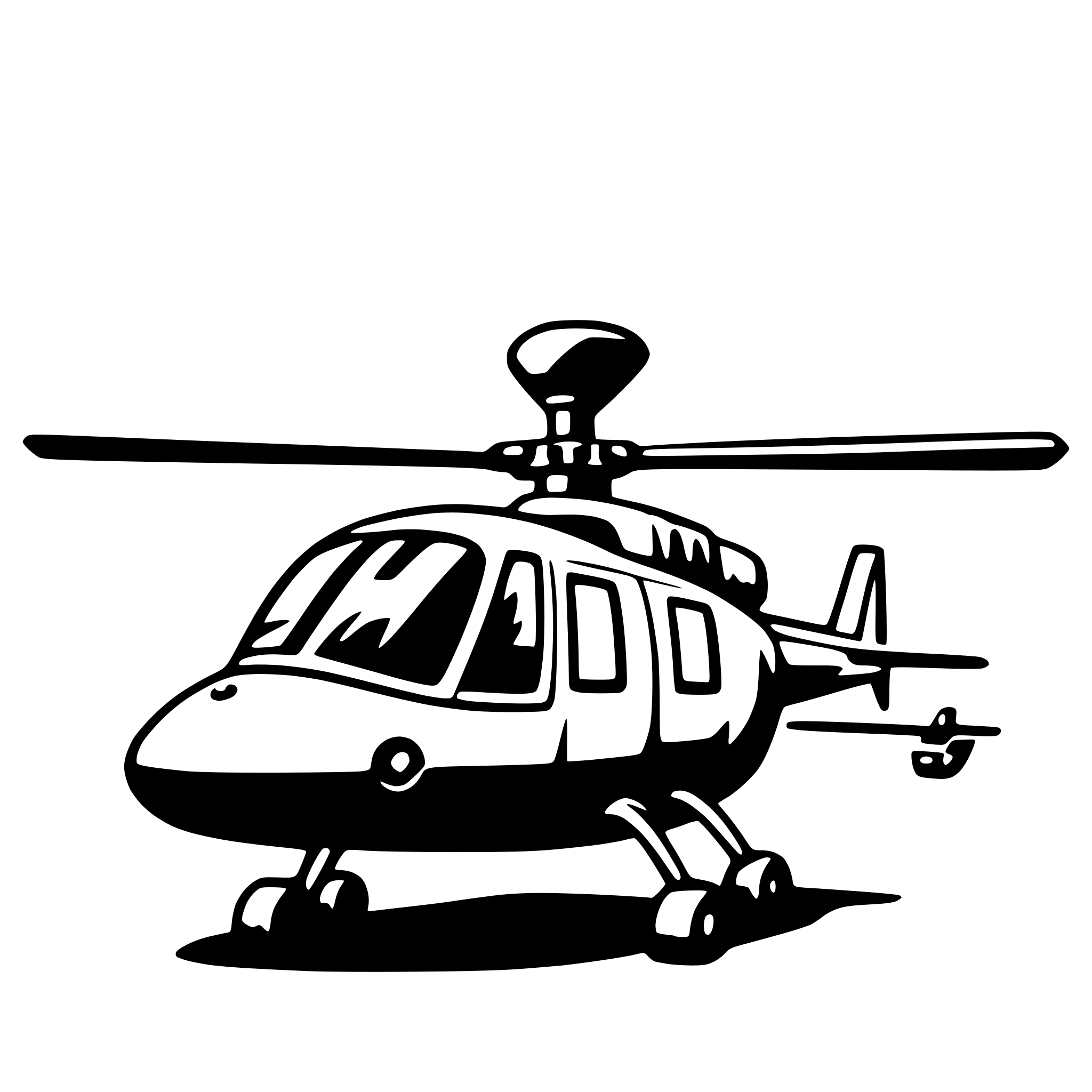 AI-generated SVG of a helicopter