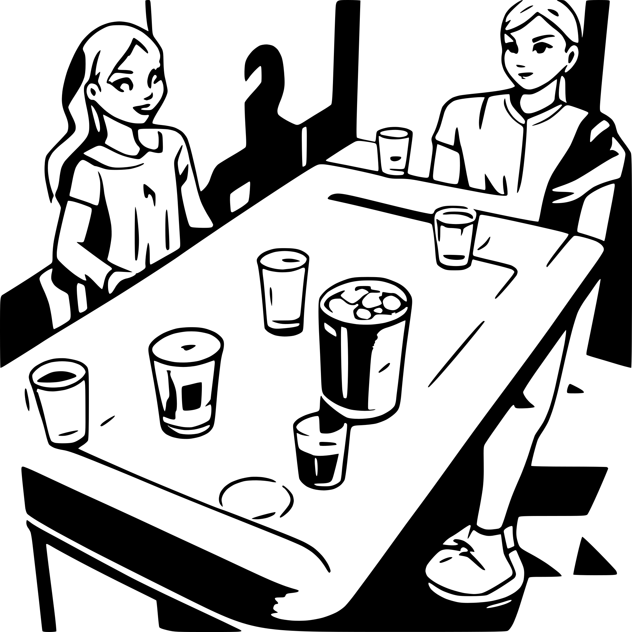 AI-generated SVG of 'game of beer pong'