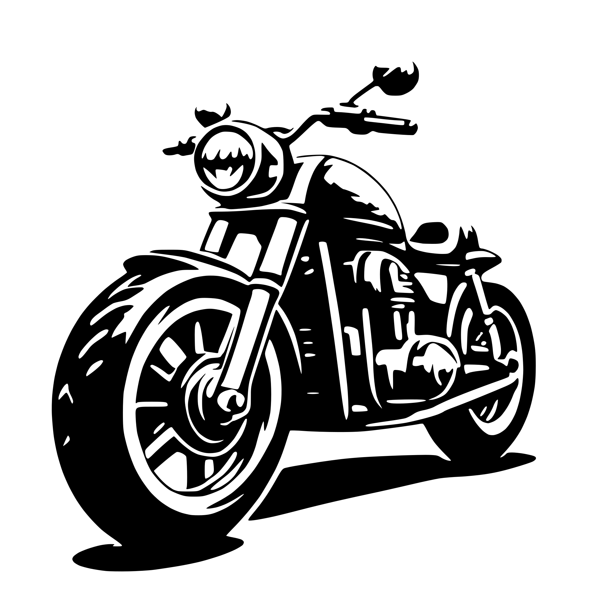 AI-generated SVG of a moterbike splendor