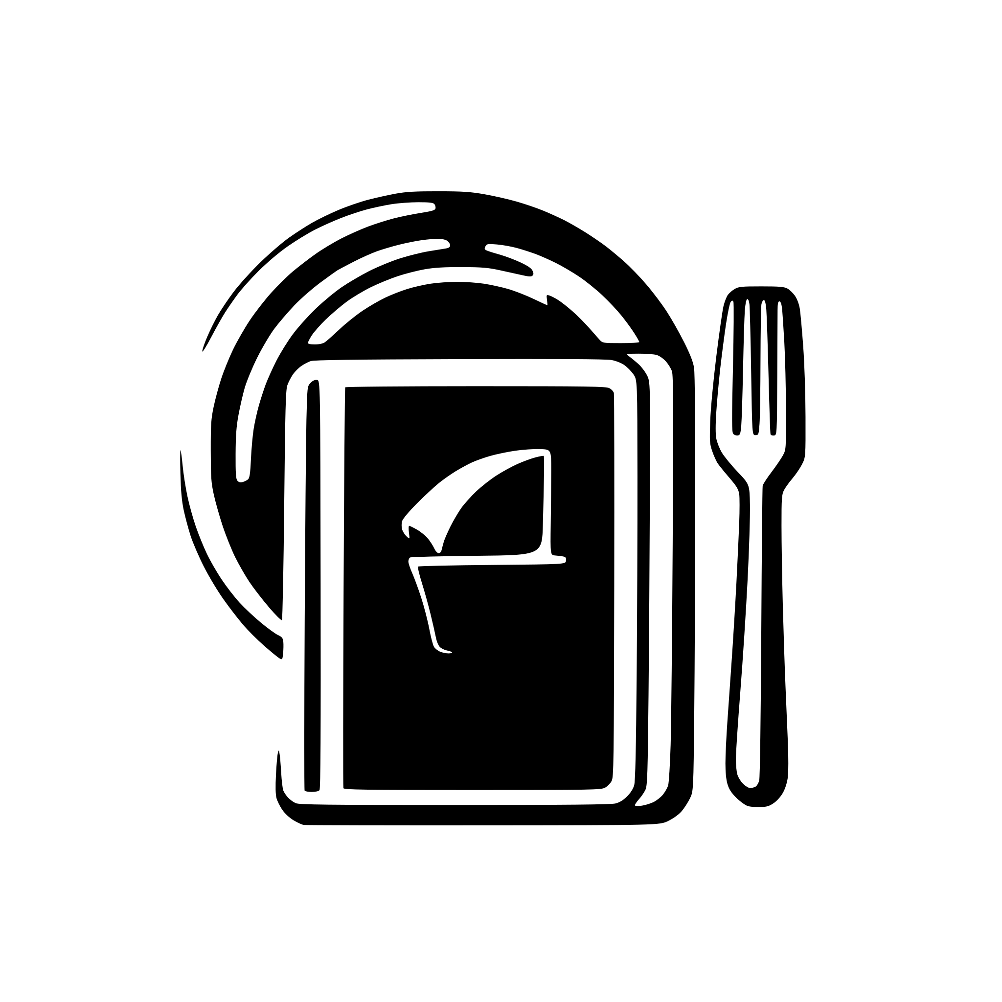 AI-generated SVG of a Design a modern and minimalist logo for the 'Tenho Pedido' restaurant management application, incorporating a notebook and satellite elements, utilizing #FFC52D and #0B2836 colors