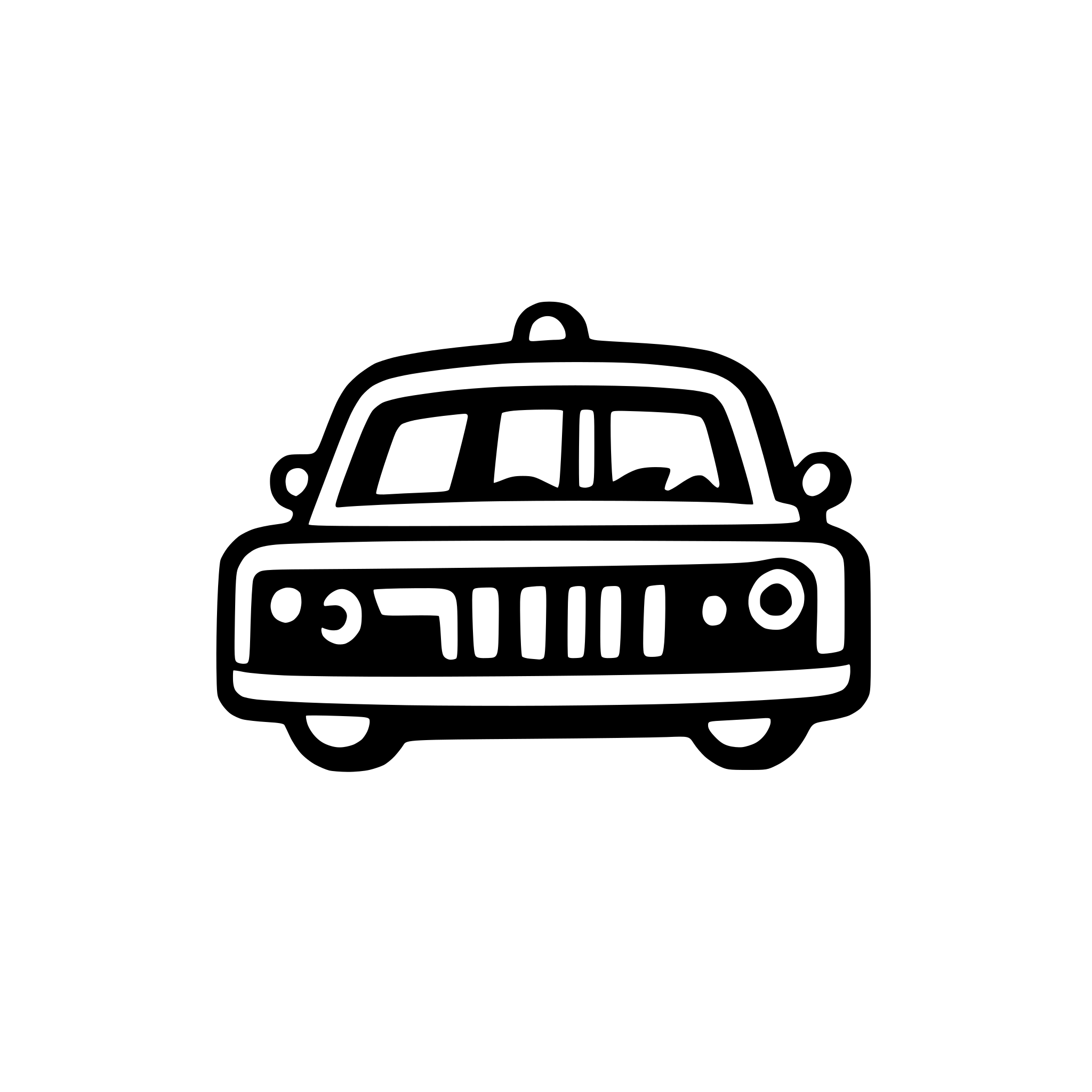 AI-generated SVG of a taxi