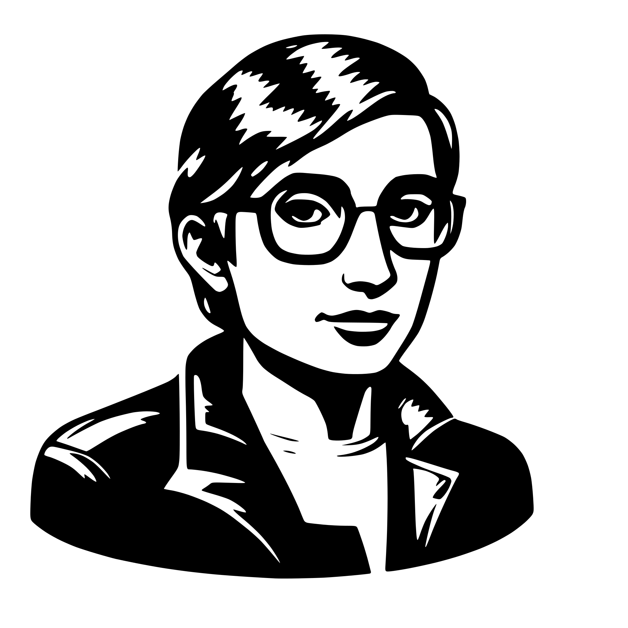 AI-generated SVG of a User profiile