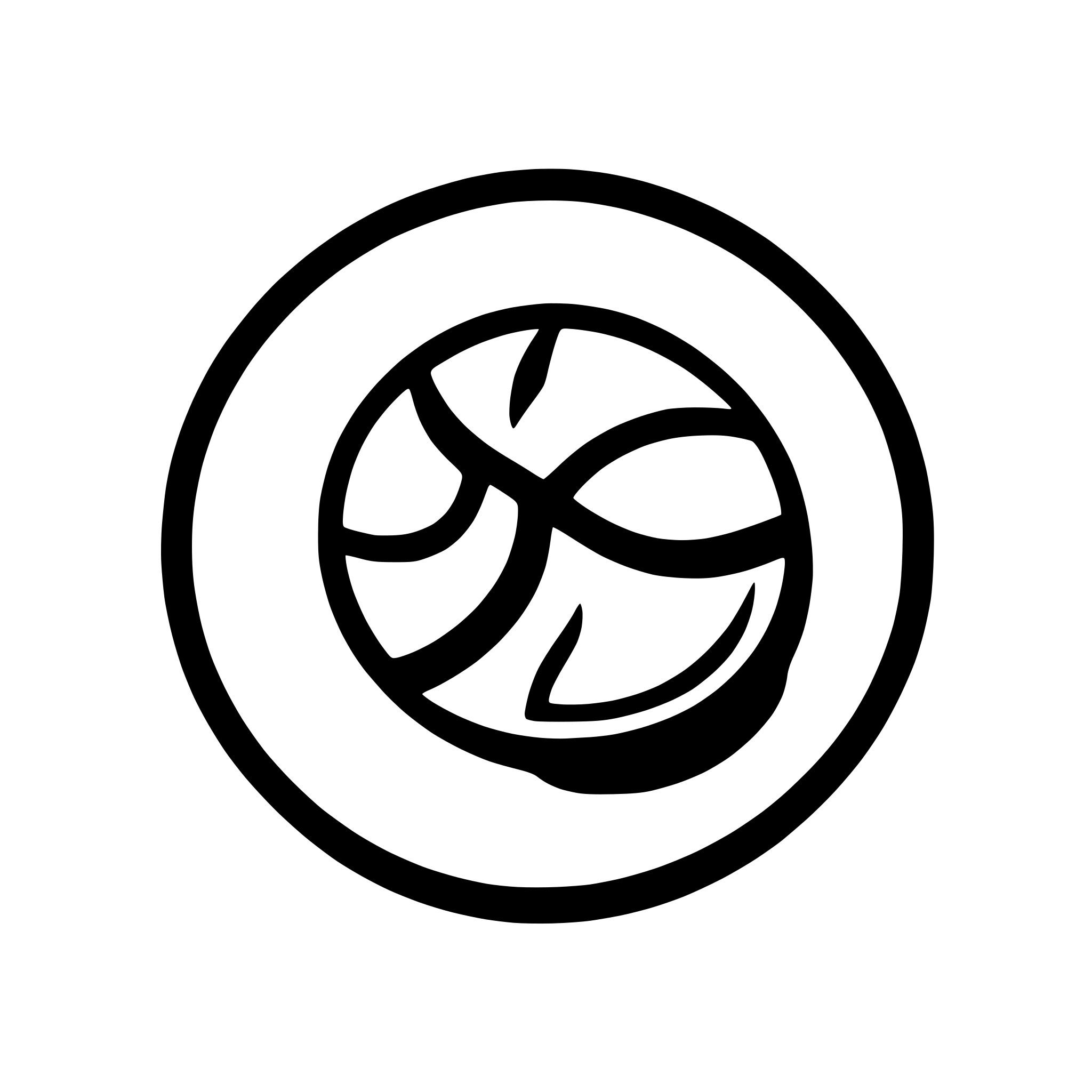 AI-generated SVG of a Create bouncy butt logo: two overlapping circles with smooth animation delay