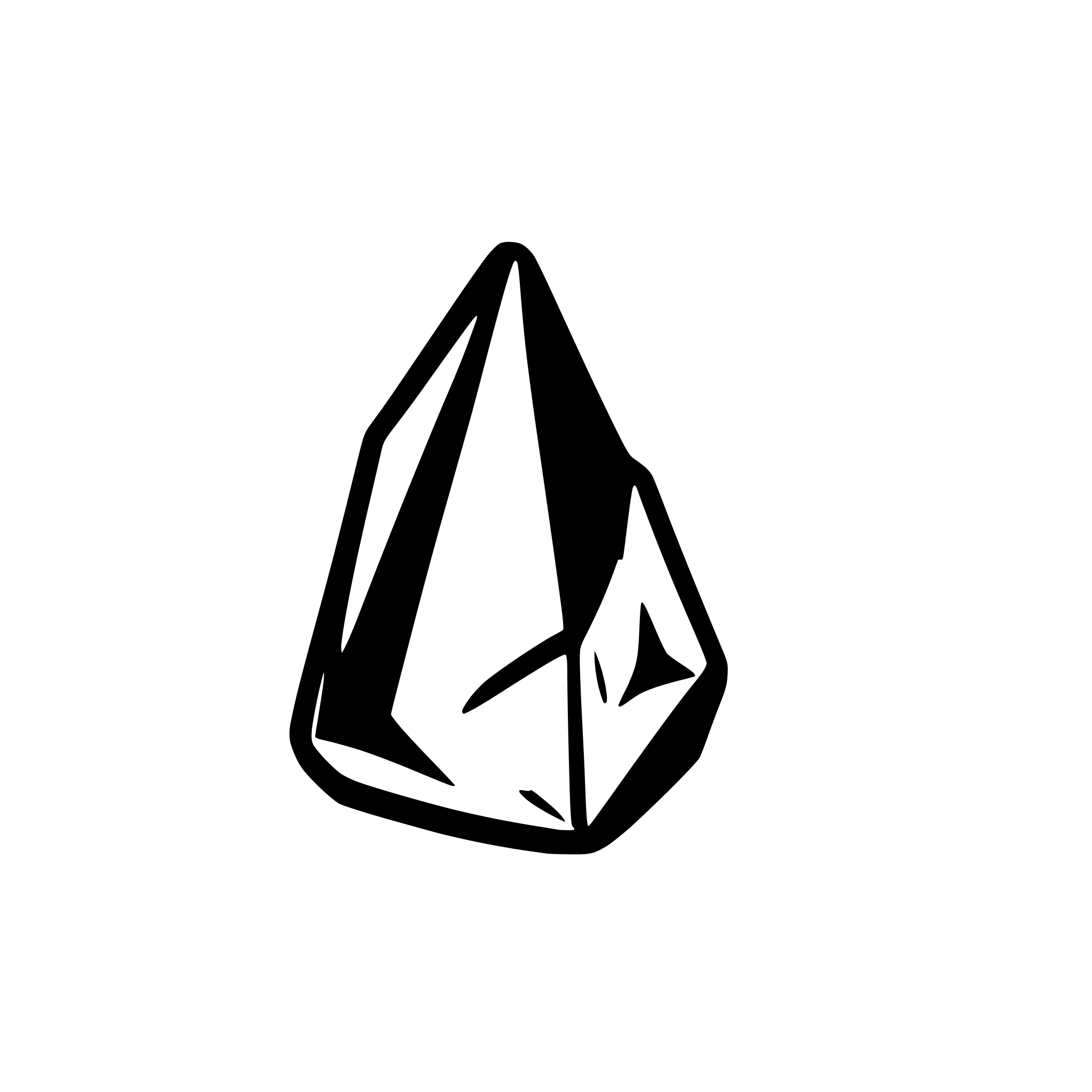 AI-generated SVG of a bronze ore in a shape of small shard