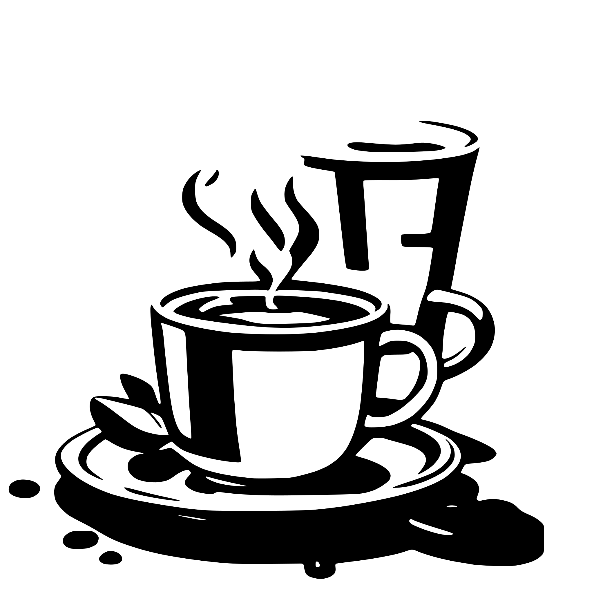 AI-generated SVG of a coffee cold