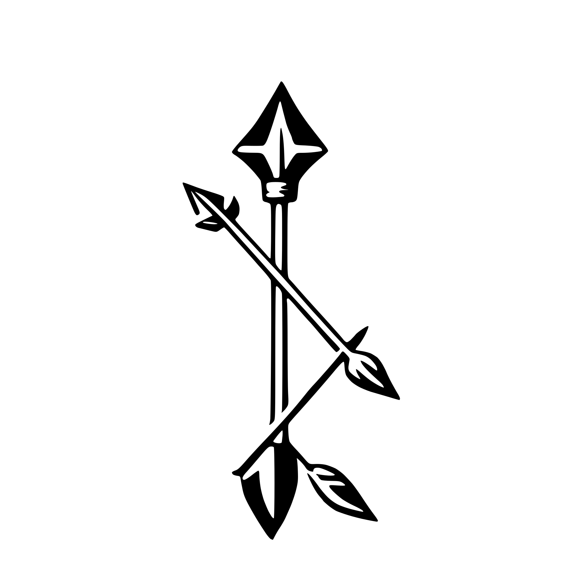 AI-generated SVG of 'love arrows'