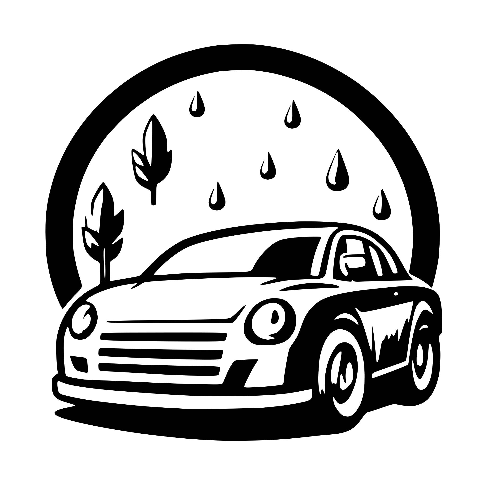 AI-generated SVG of a car wash
