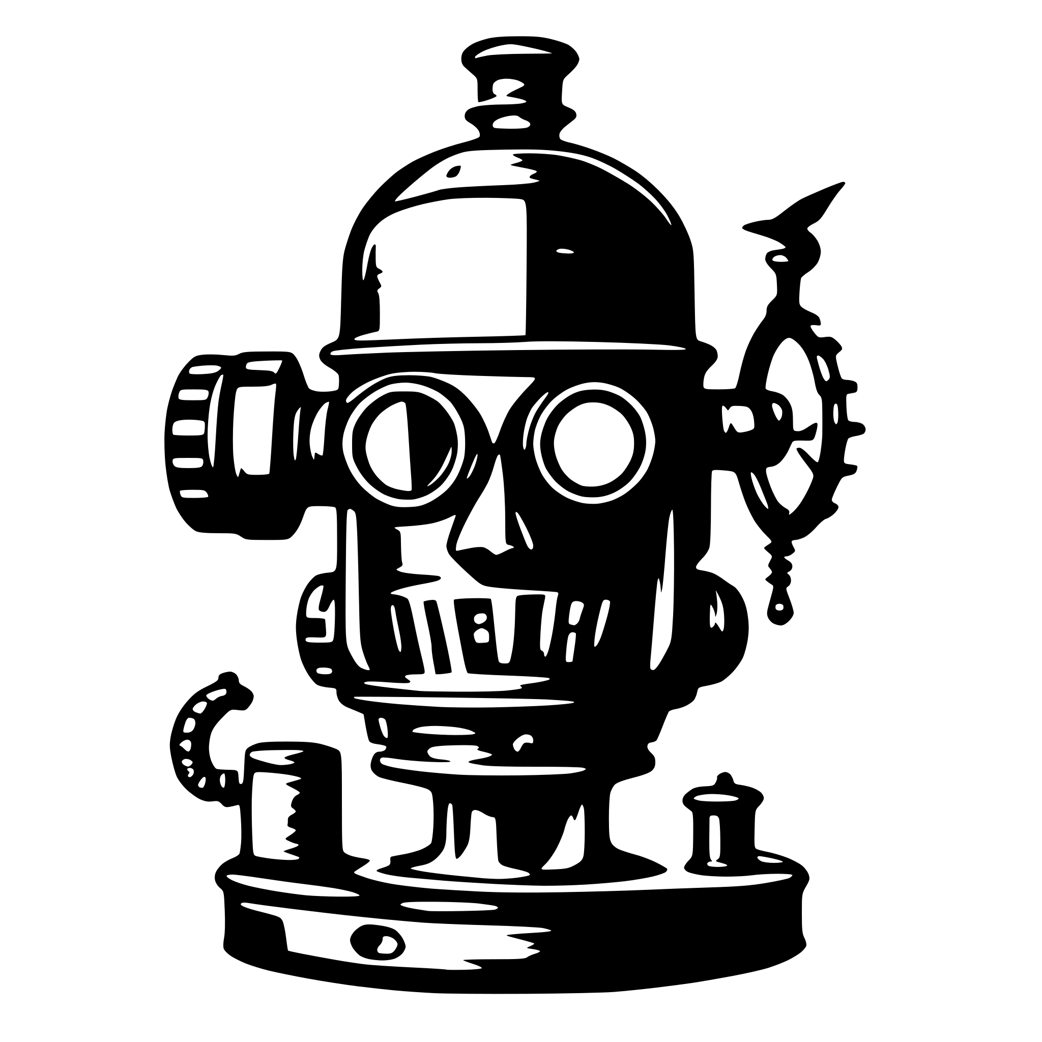 AI-generated SVG of 'steampunk'