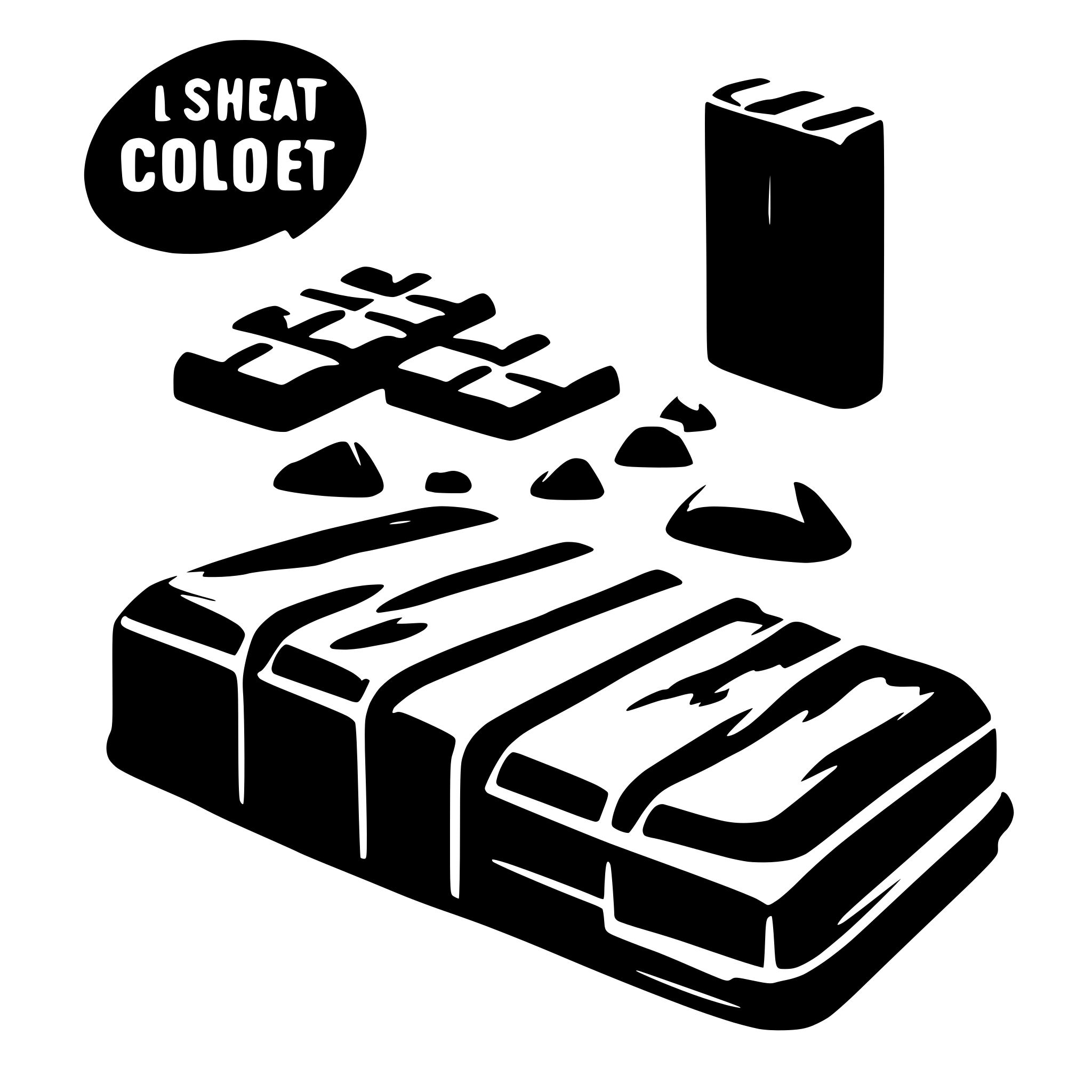 AI-generated SVG of a chocolate bar