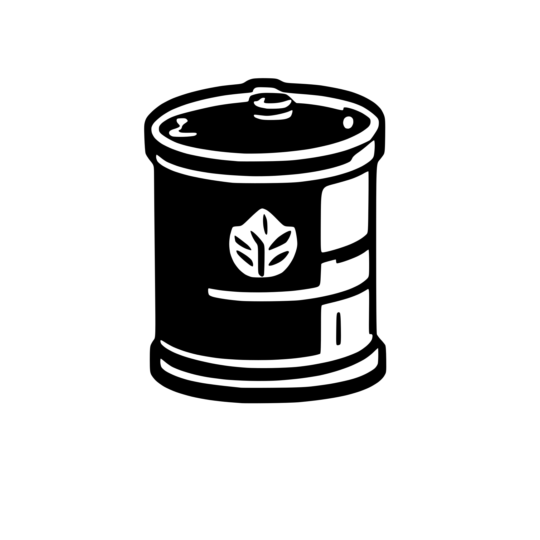 AI-generated SVG of a fuel drum