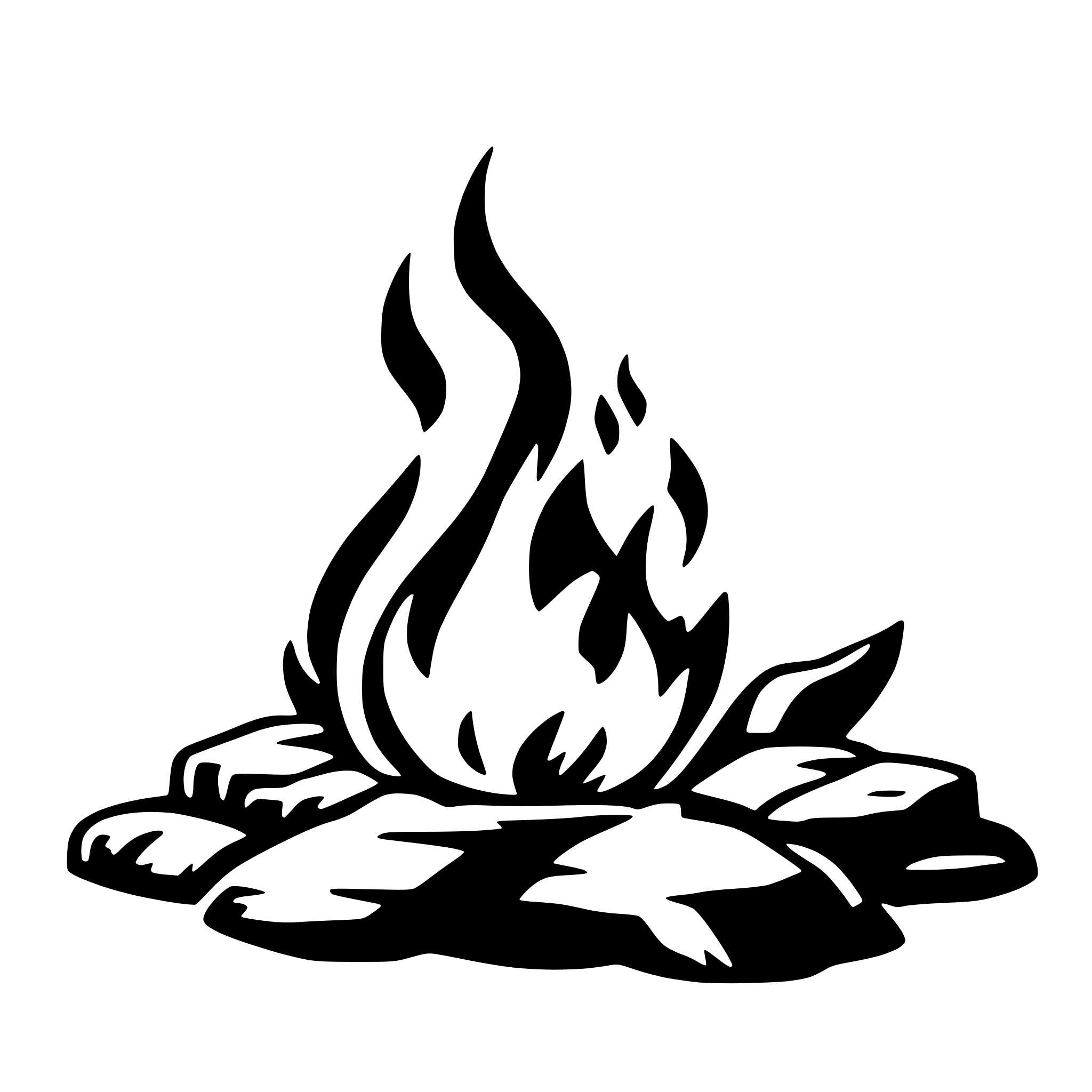 AI-generated SVG of 'litle fire flame'