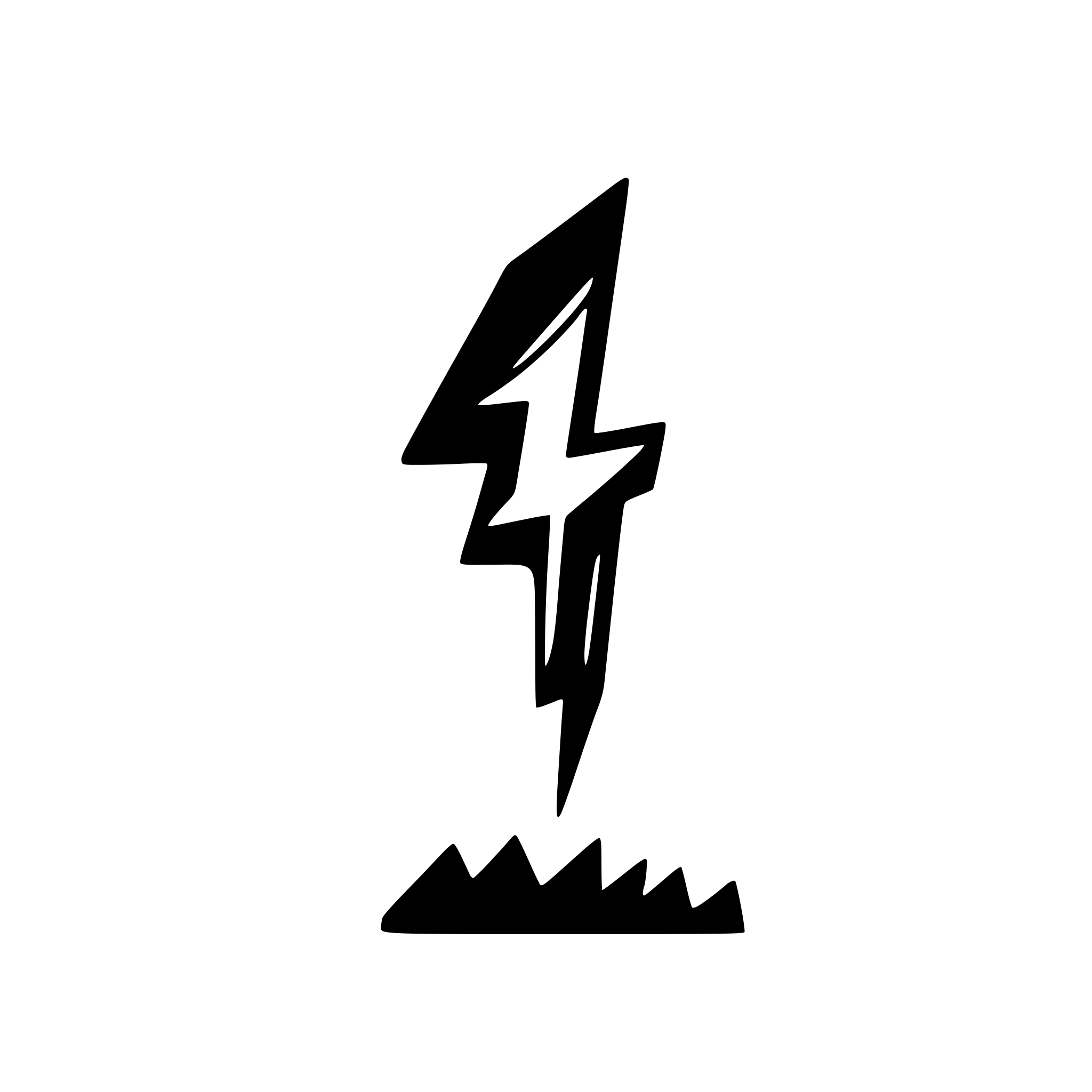 AI-generated SVG of a a lightning bolt with chromatic aberration psyker