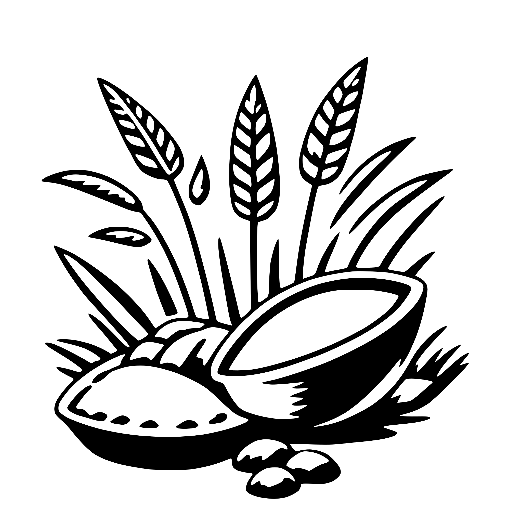 AI-generated SVG of 'rice'