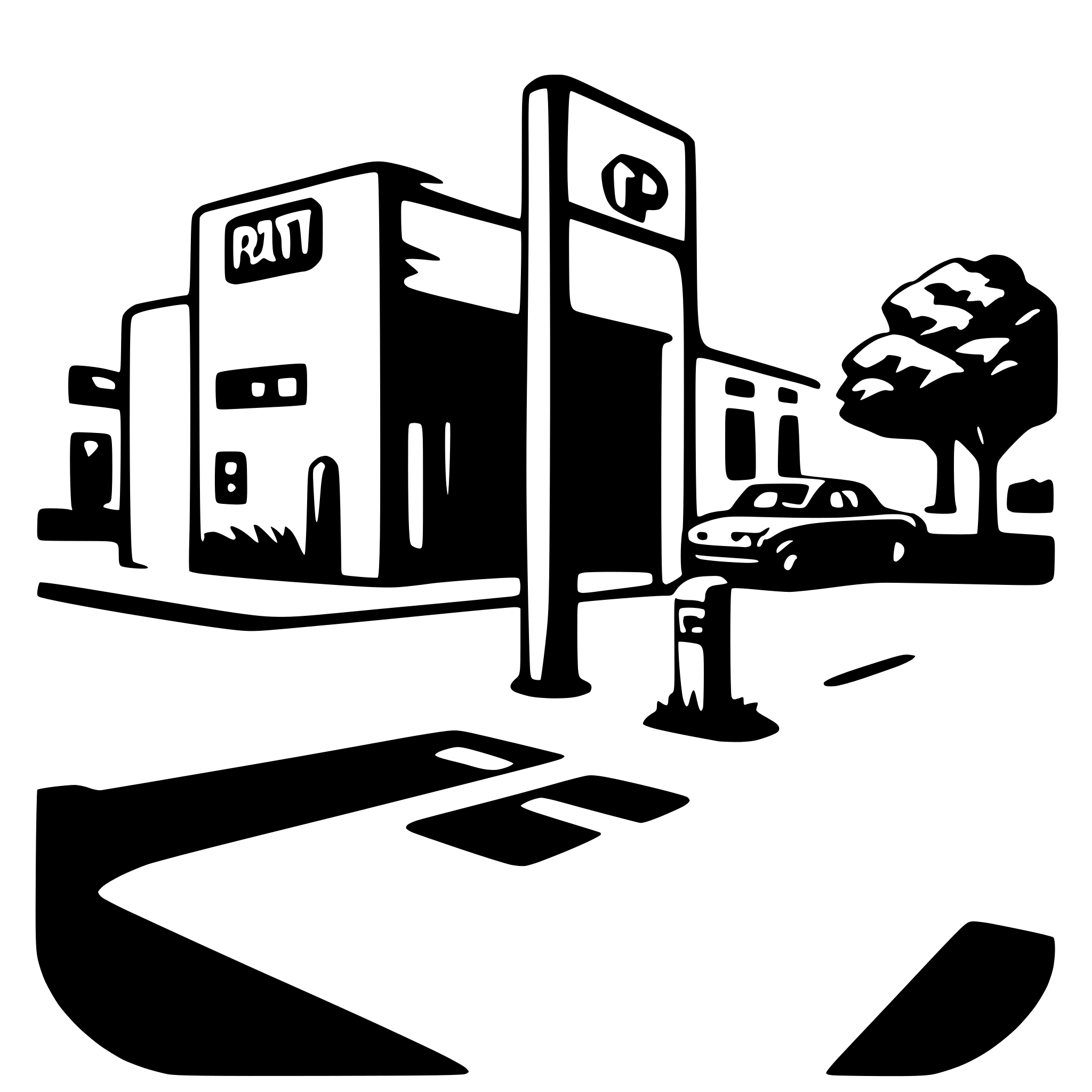 AI-generated SVG of a parking
