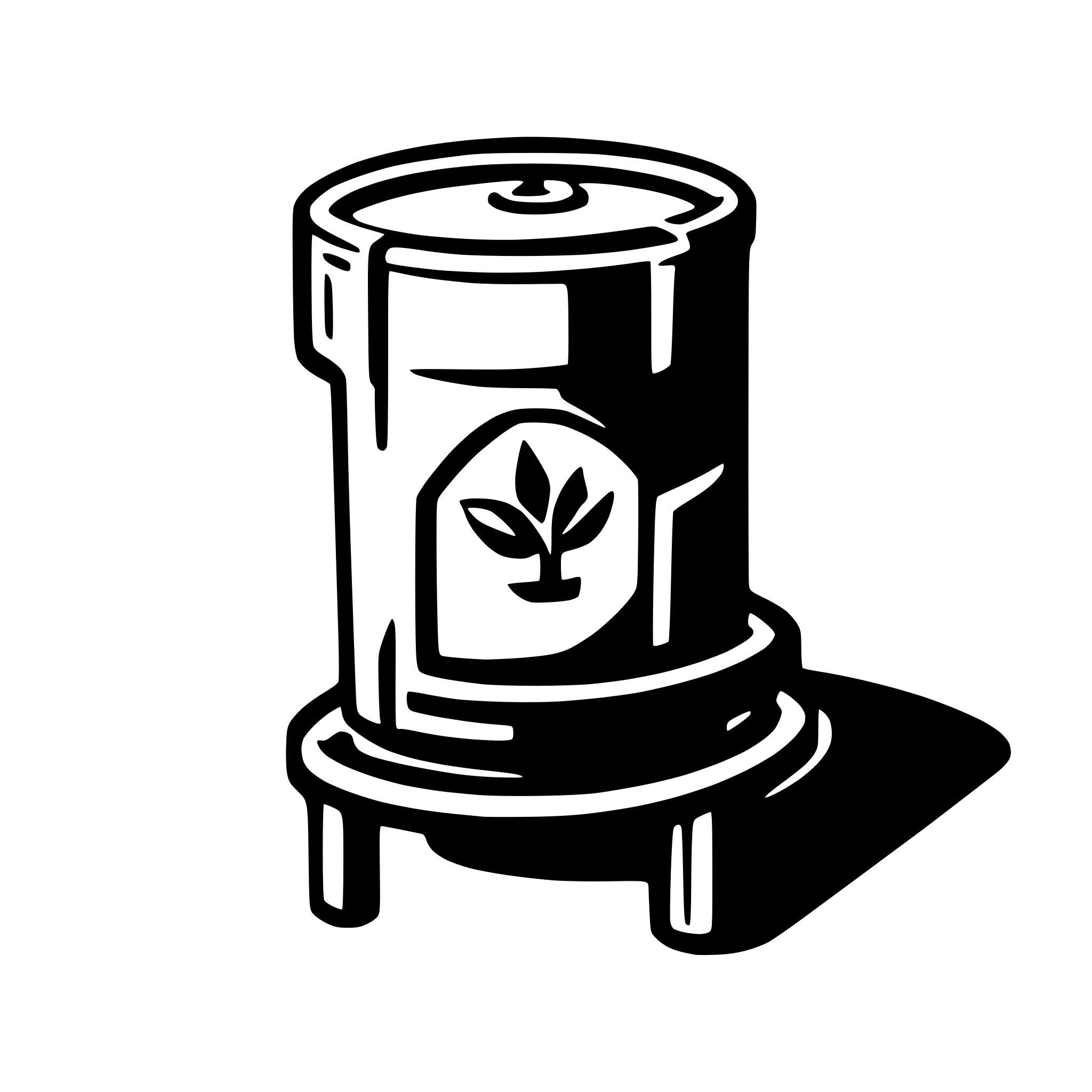 AI-generated SVG of a fuel drum  gasoline drum
