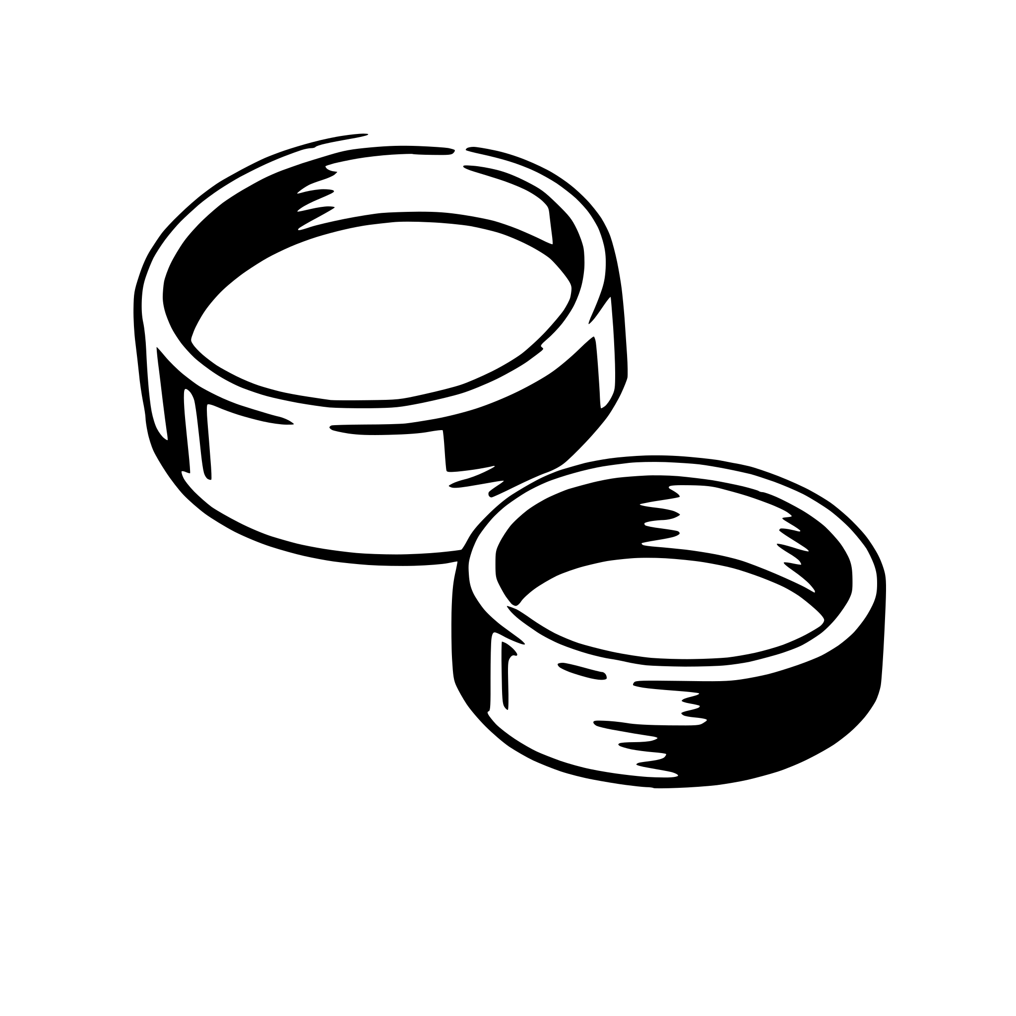 AI-generated SVG of a wedding rings