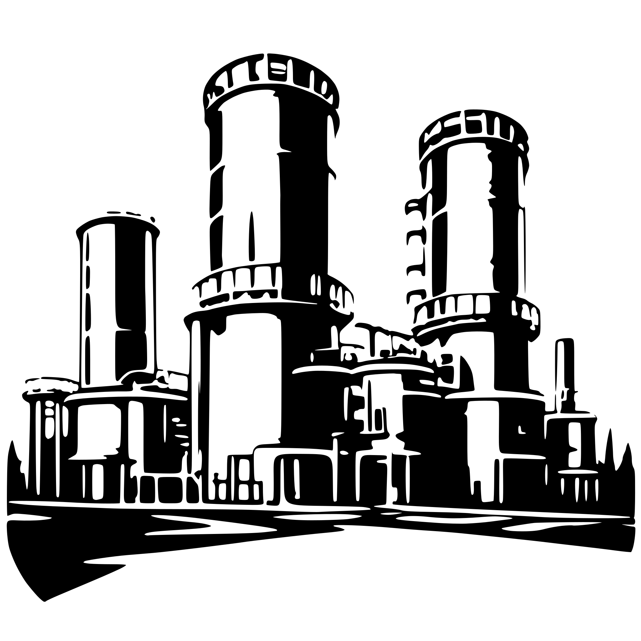 AI-generated SVG of 'ONLY 1 REACTOR IN REFINERY'