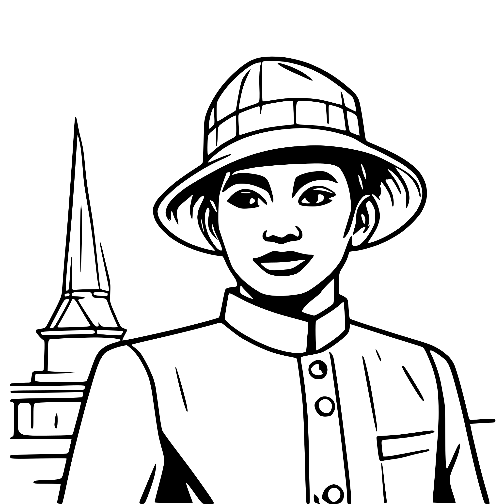 AI-generated SVG of a Portrait of Soekarno, wearing traditional Javanese clothing, standing with enthusiasm in the city of Surabaya in the early 1900s, the setting of the city is colonial times.