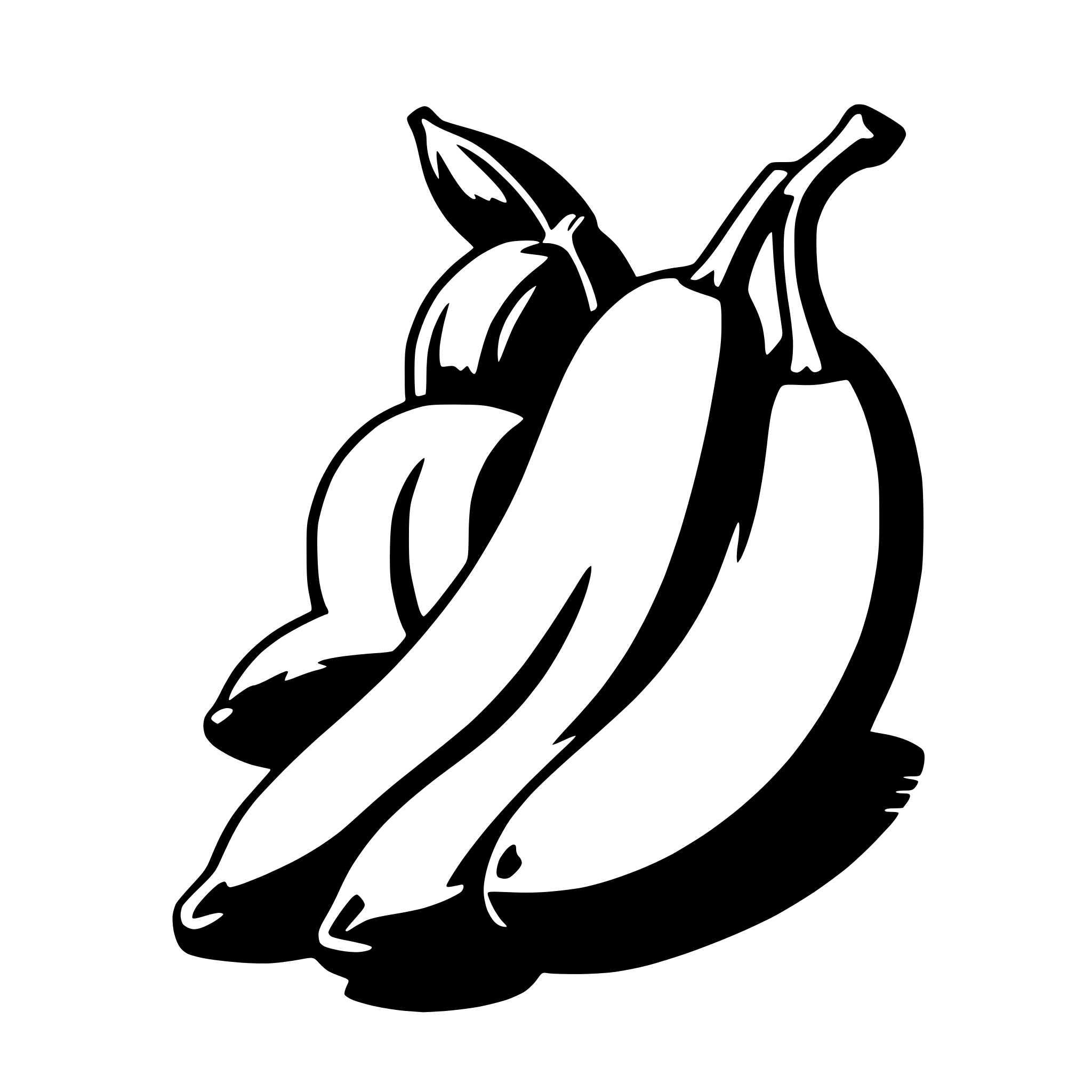 AI-generated SVG of a banana