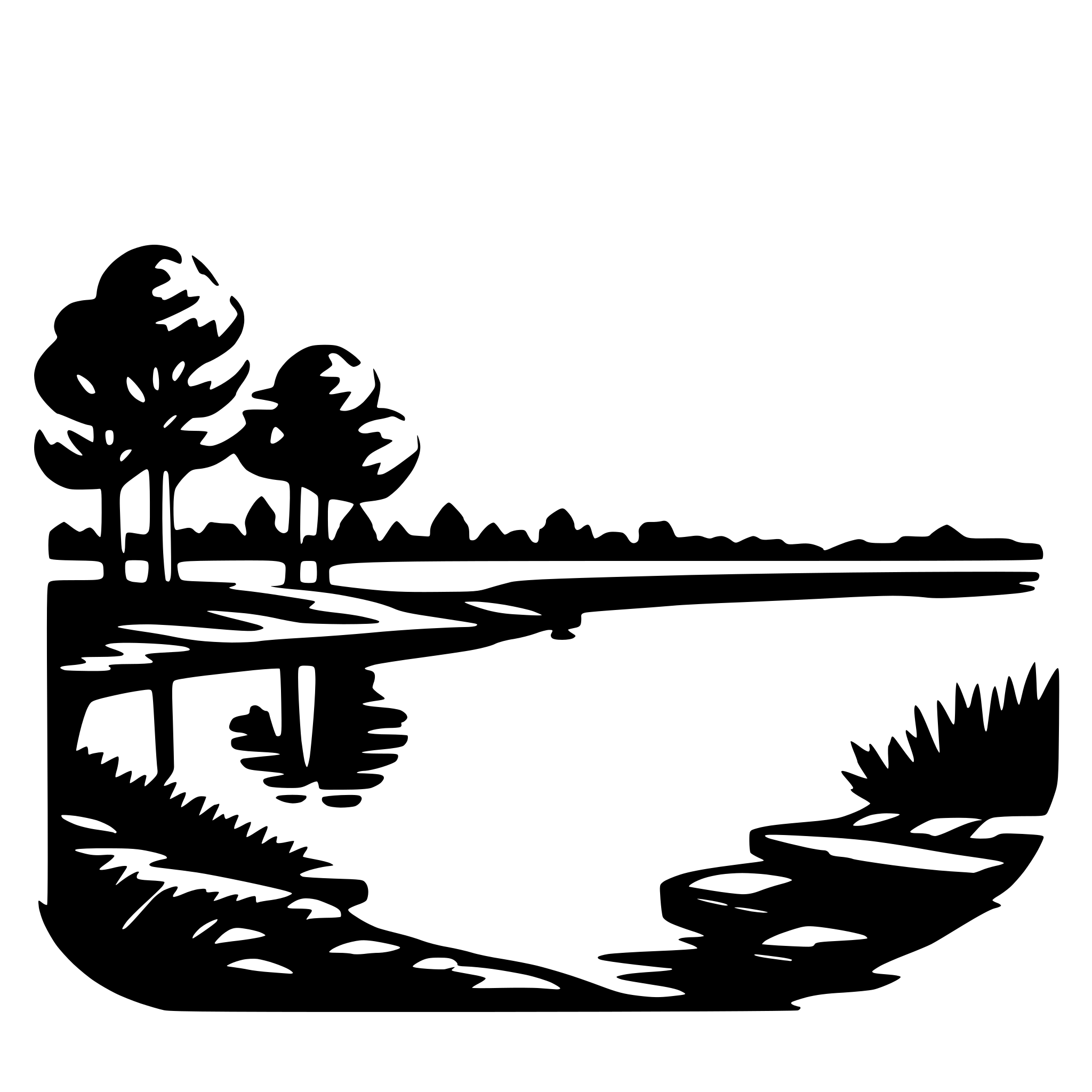 AI-generated SVG of 'sunset over lake'