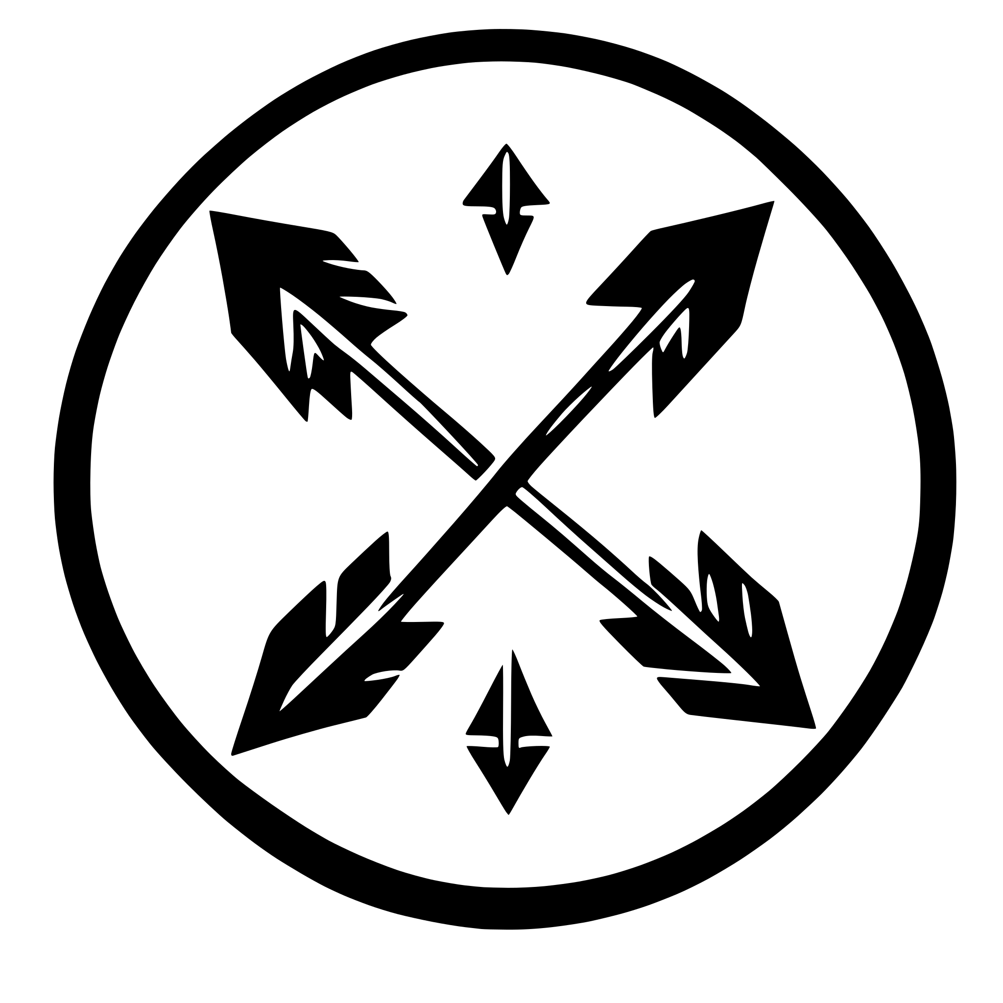 AI-generated SVG of '4 arrows pointing to each other in a circle'