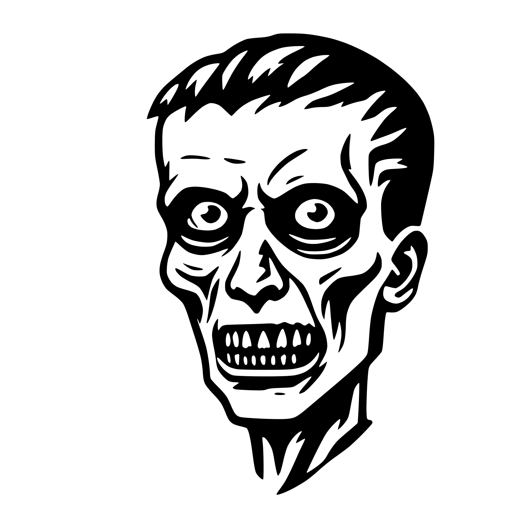 AI-generated SVG of a Logo svg zombie