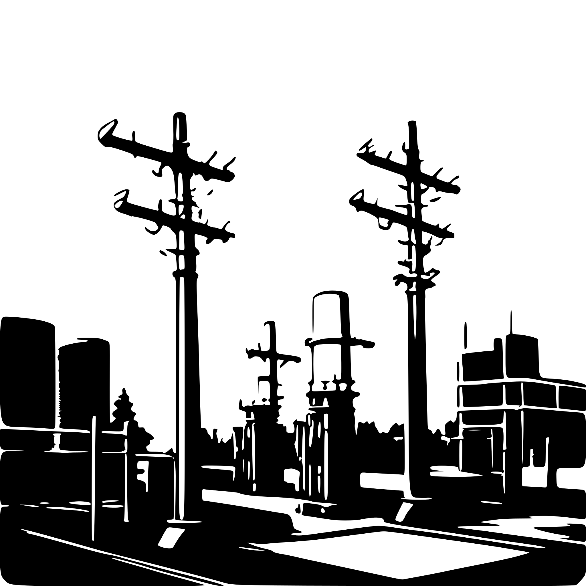 AI-generated SVG of '35kv substation protection relays scheme'