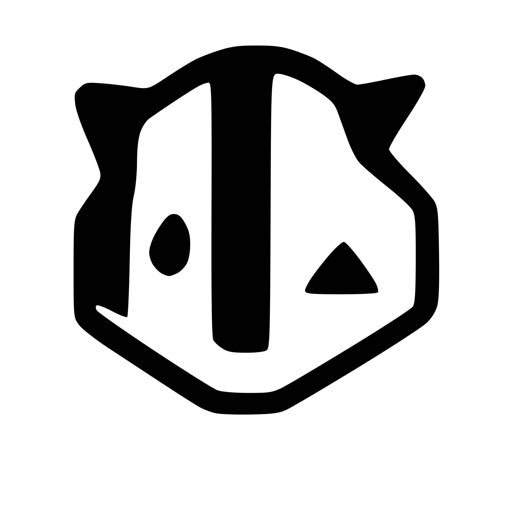 AI-generated SVG of a wolf