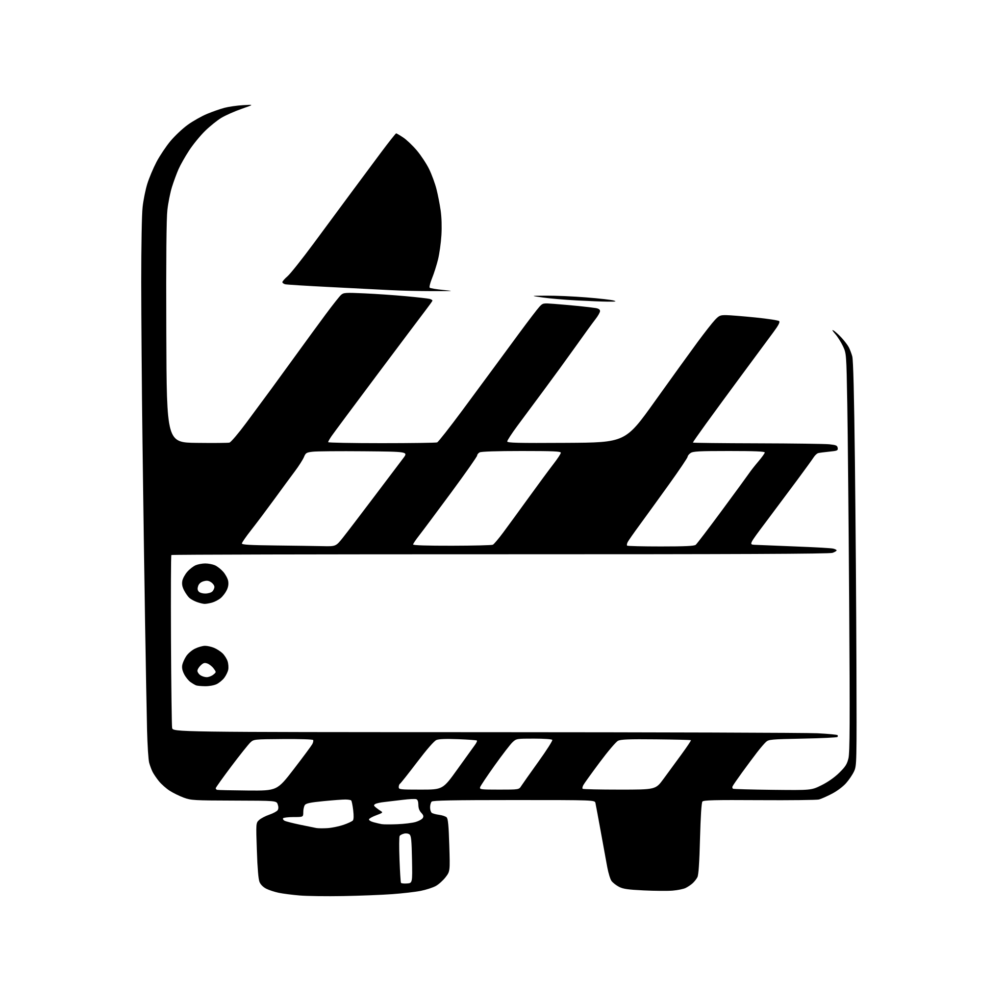 AI-generated SVG of 'film clapperboard in blue'