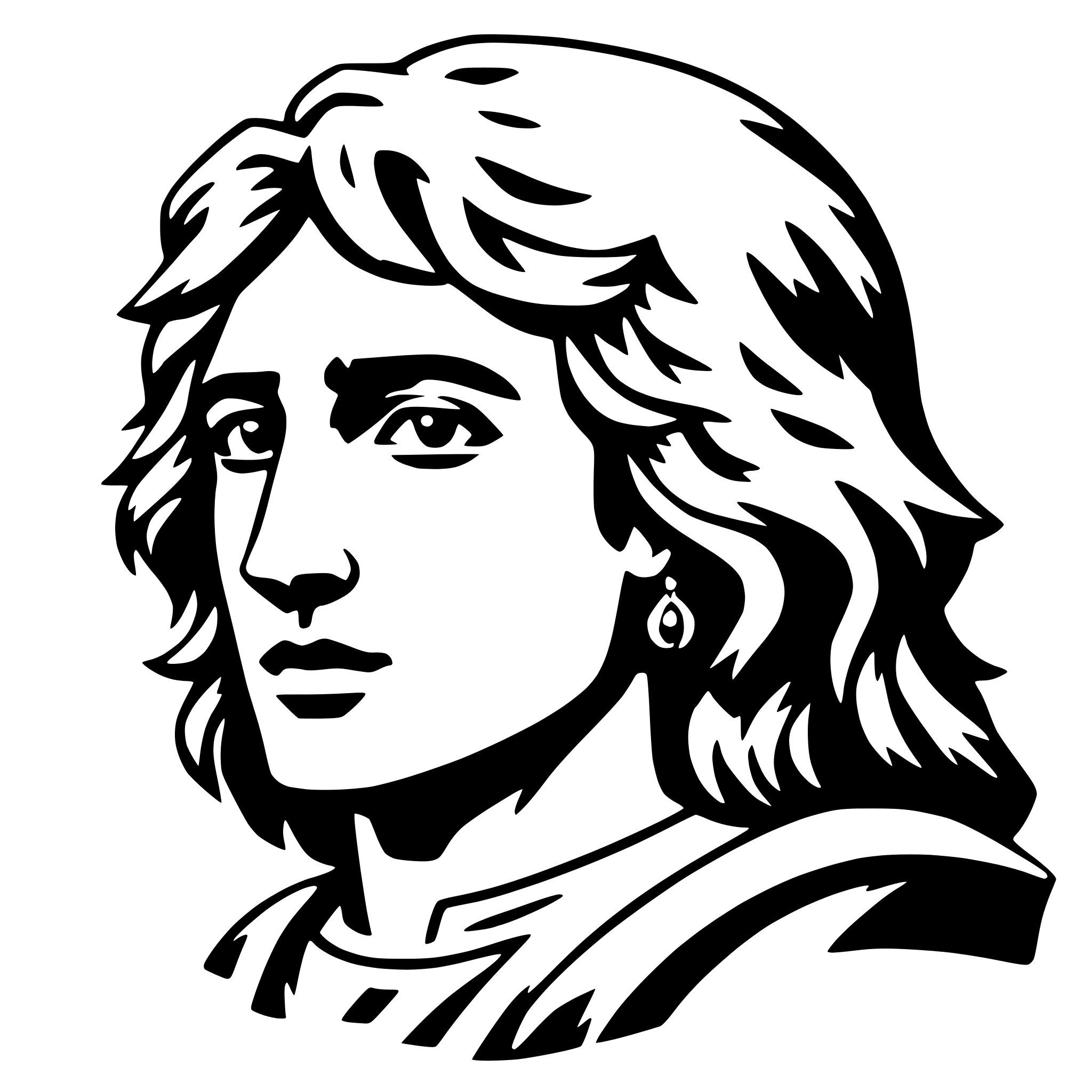 AI-generated SVG of a alexander the great