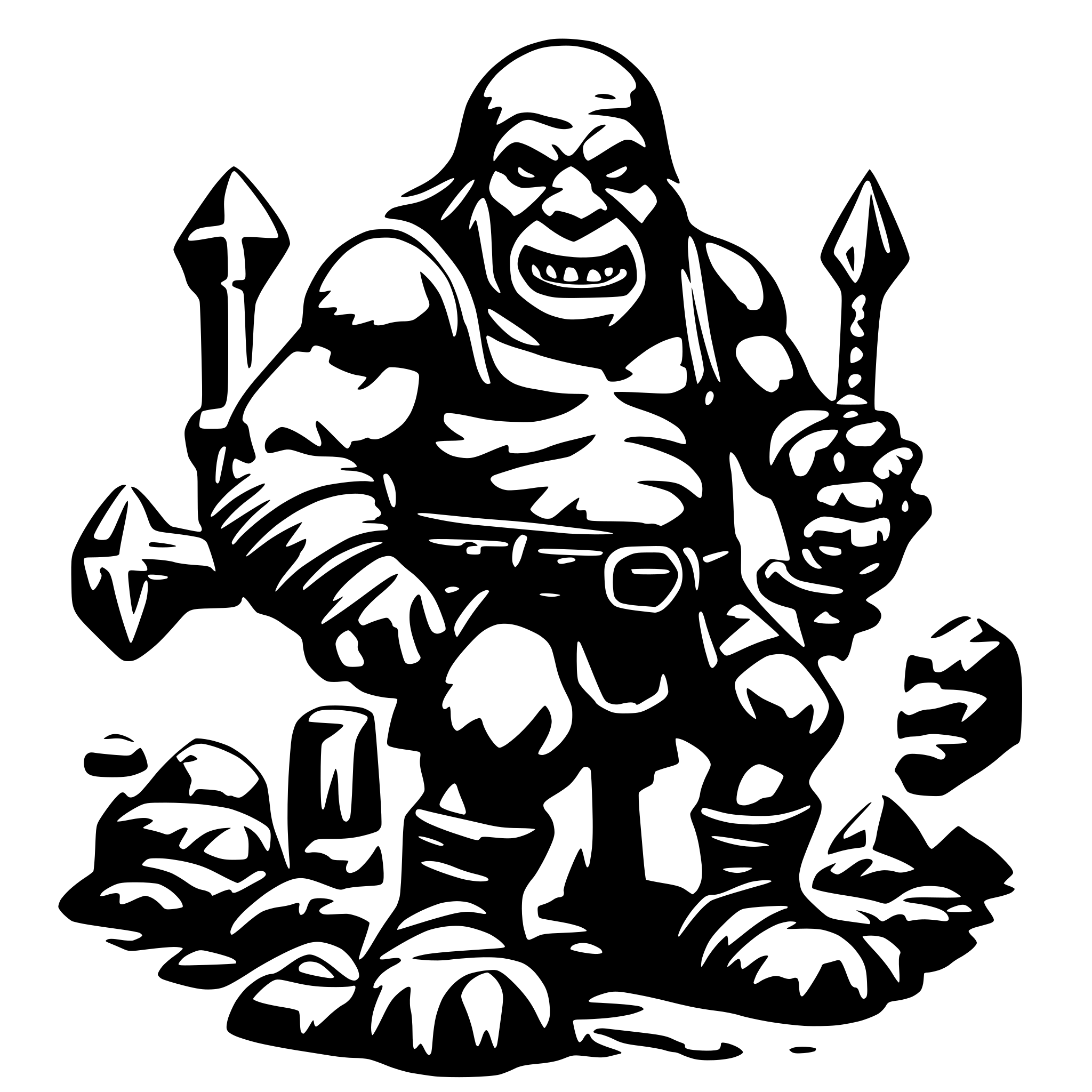 AI-generated SVG of 'ogre dungeons and dragons'