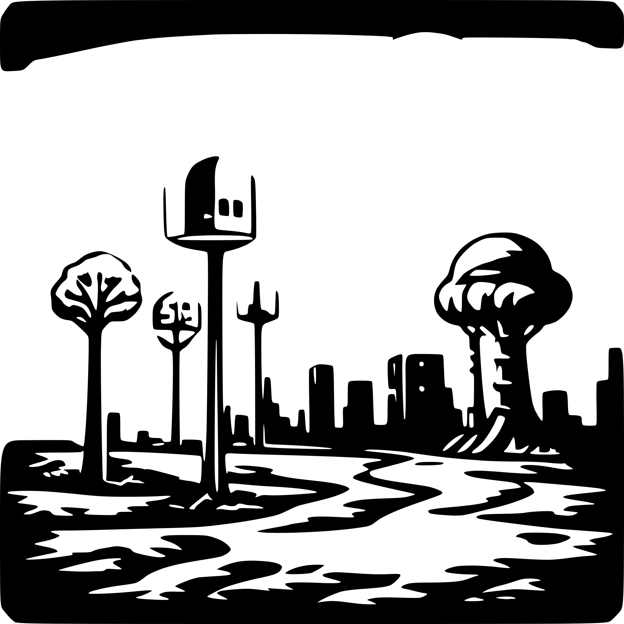 AI-generated SVG of a end of the world