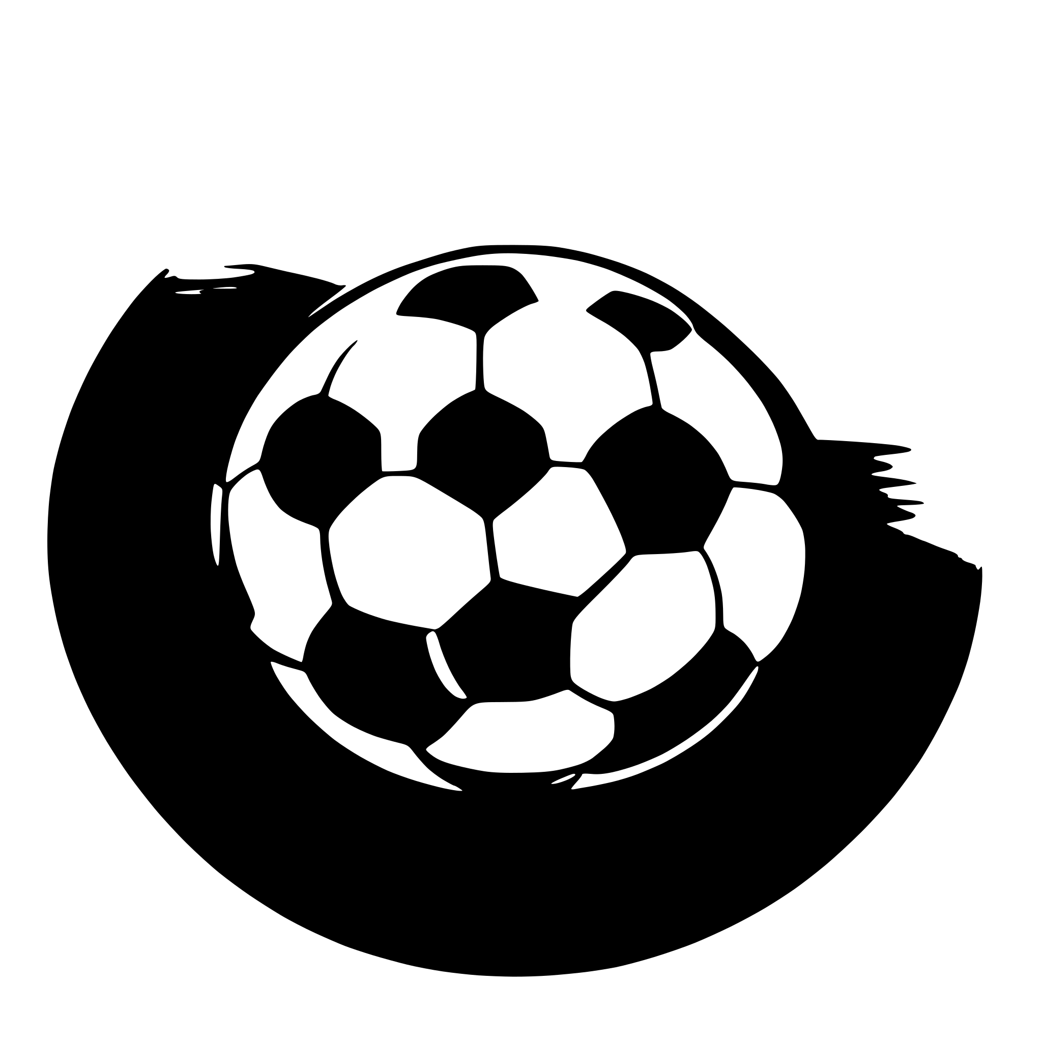 AI-generated SVG of a soccerball