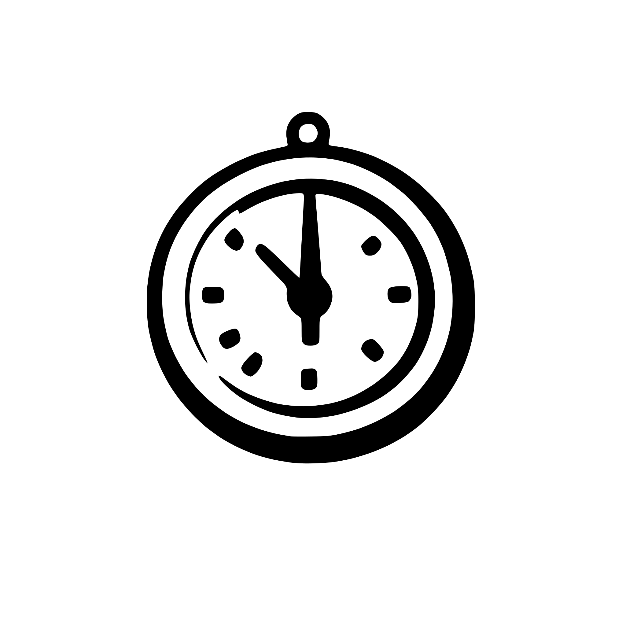 AI-generated SVG of 'modern time tracking app icon'