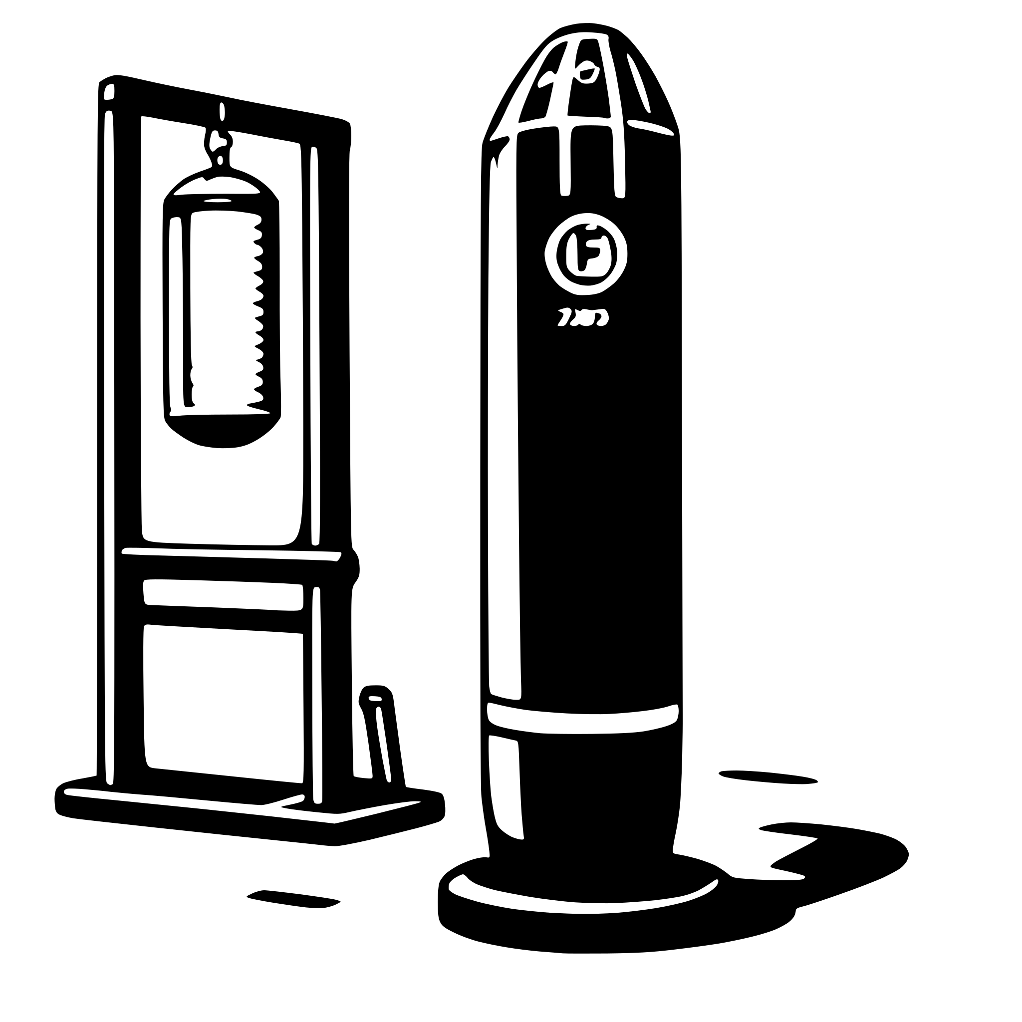 AI-generated SVG of a punching bag