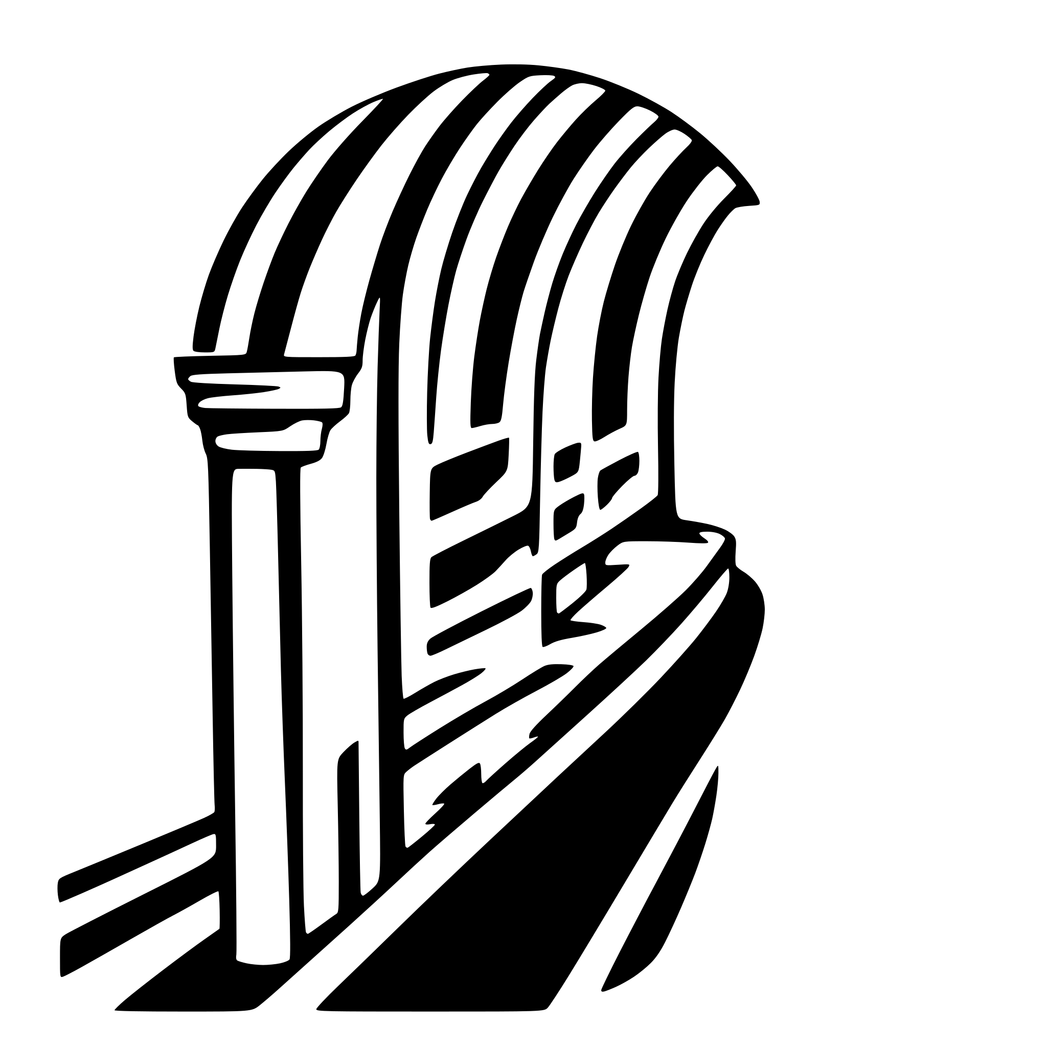 AI-generated SVG of a A very thick simple arc