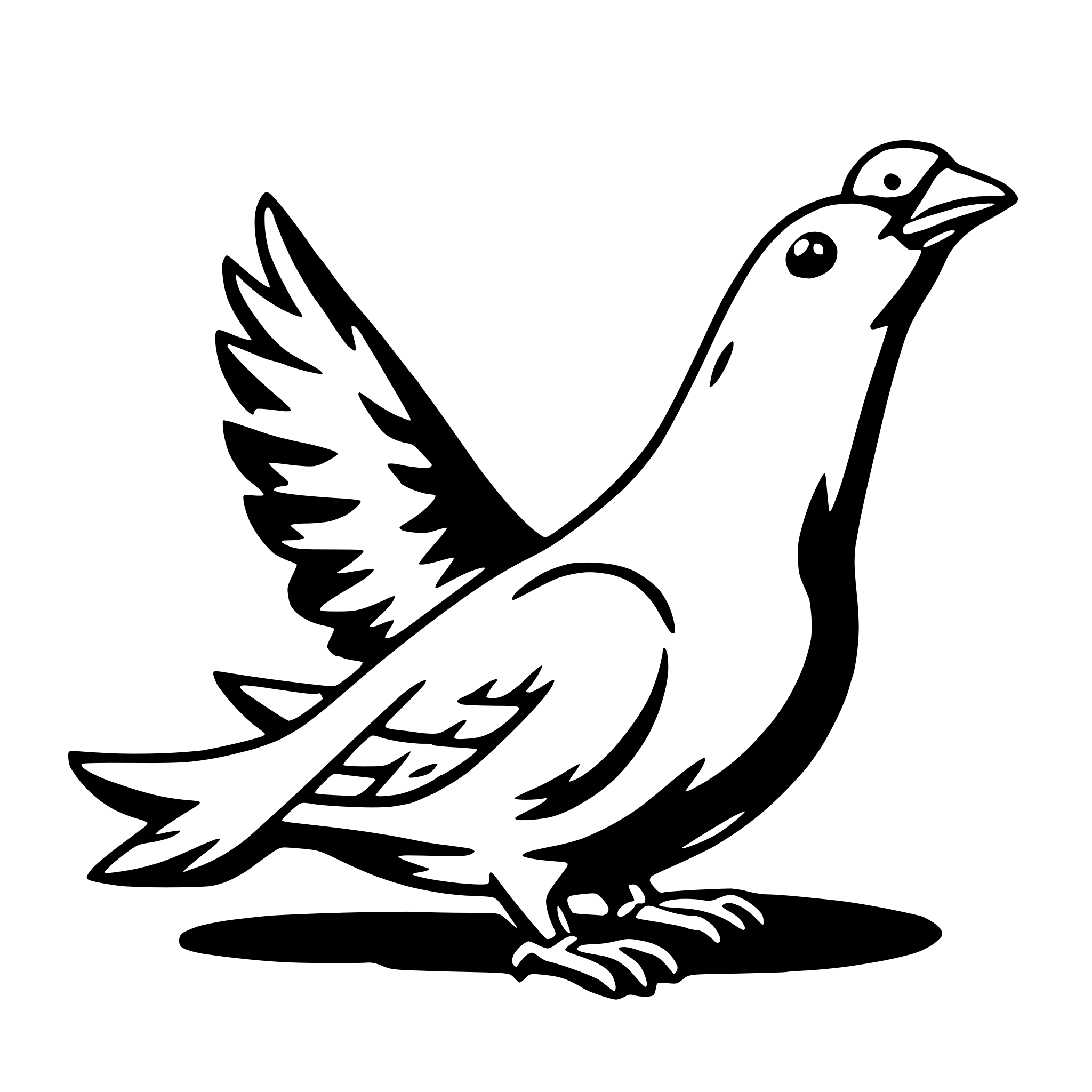 AI-generated SVG of 'easter dove'