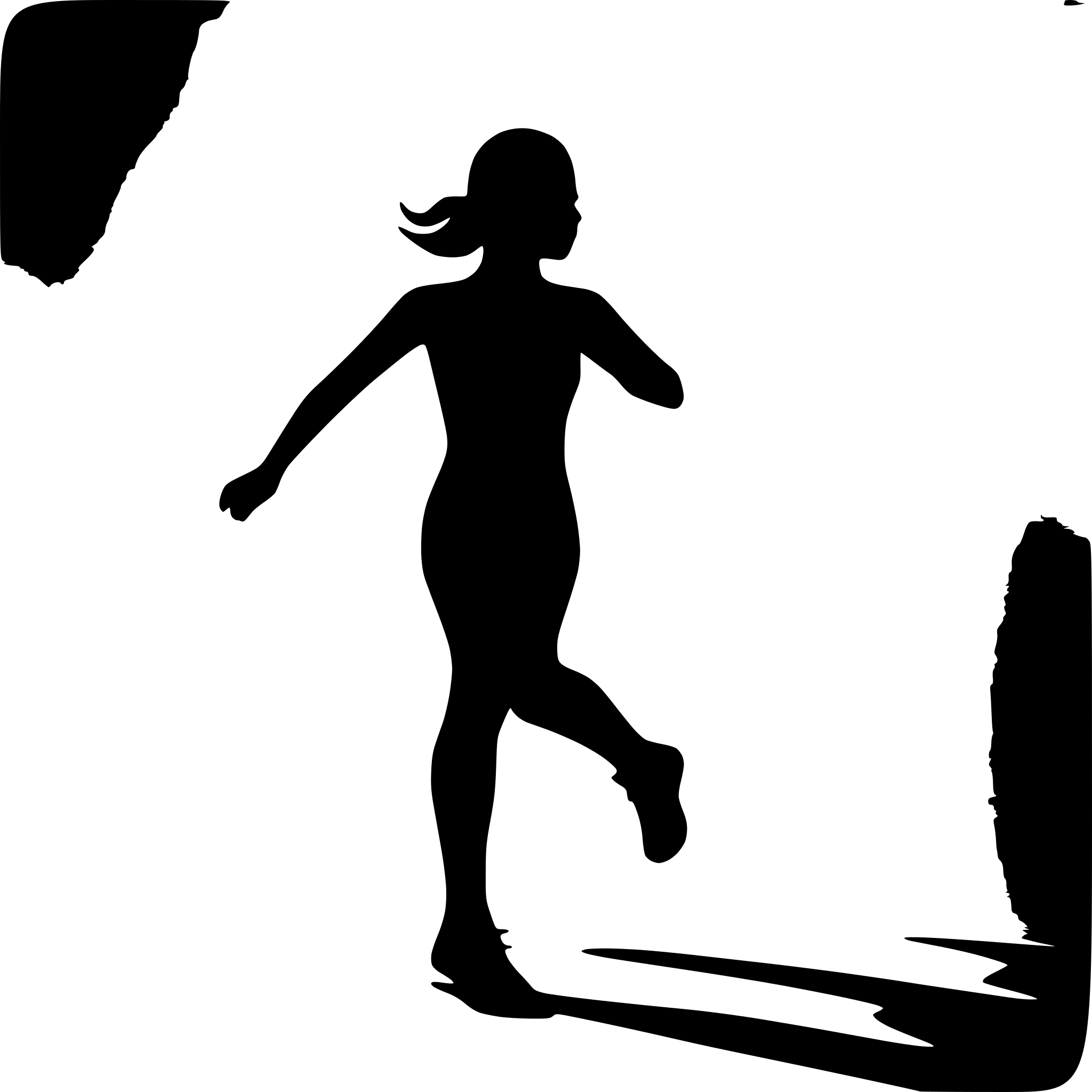 AI-generated SVG of 'woman doing active sport'