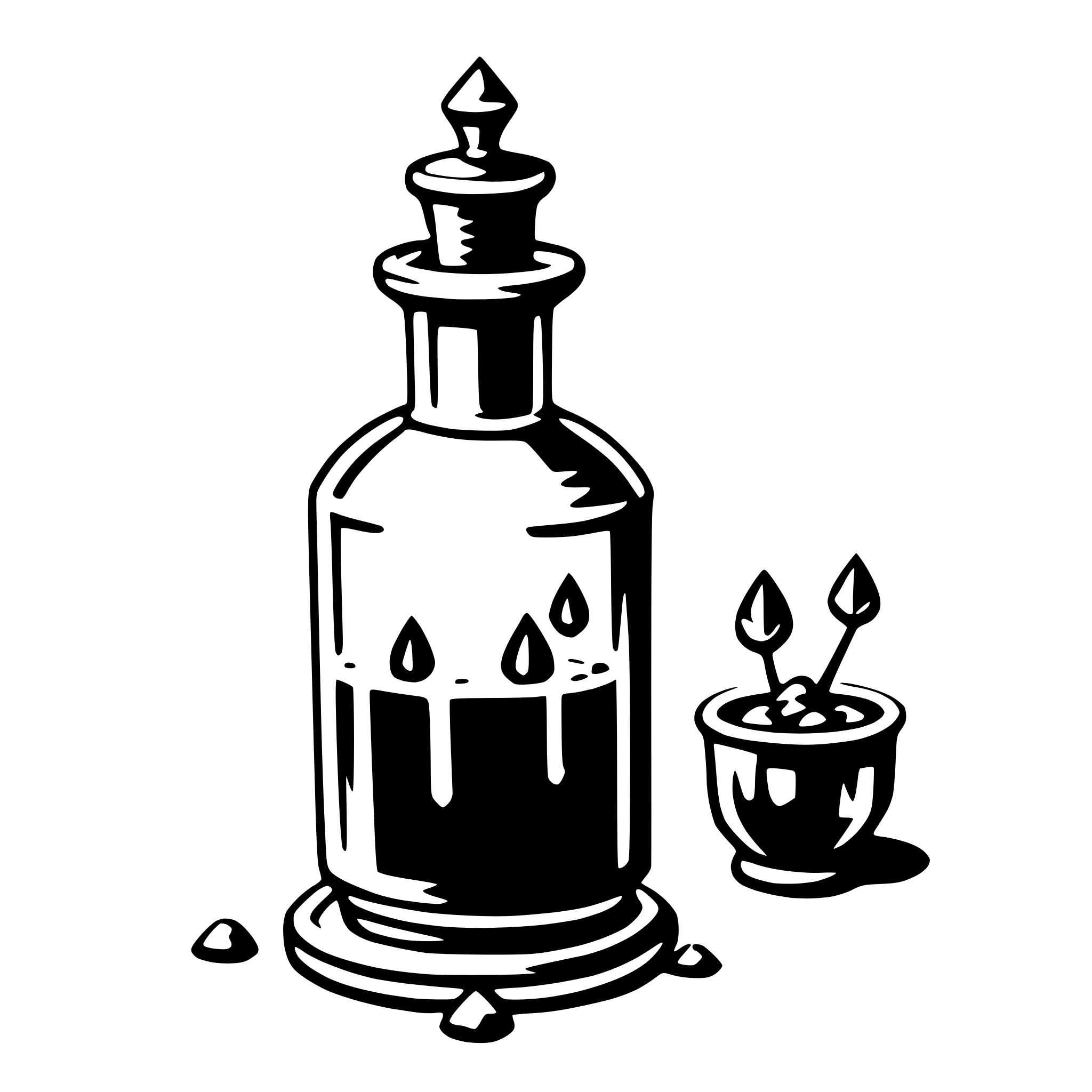 AI-generated SVG of 'potion'