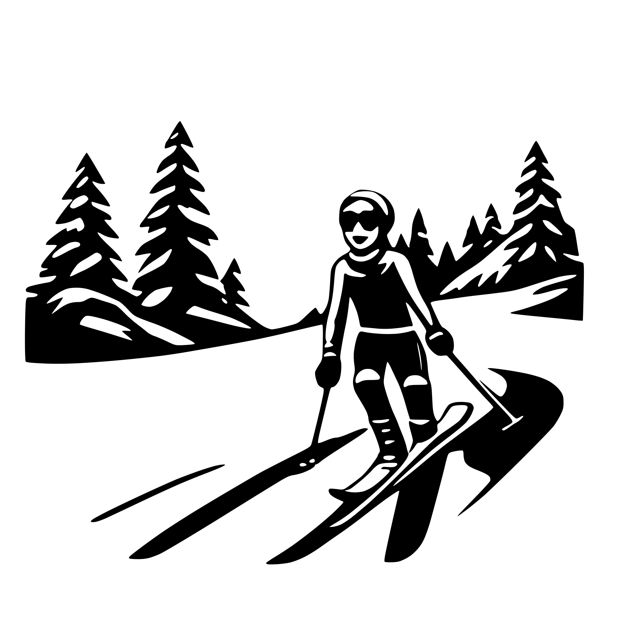 AI-generated SVG of 'Ski Drive'