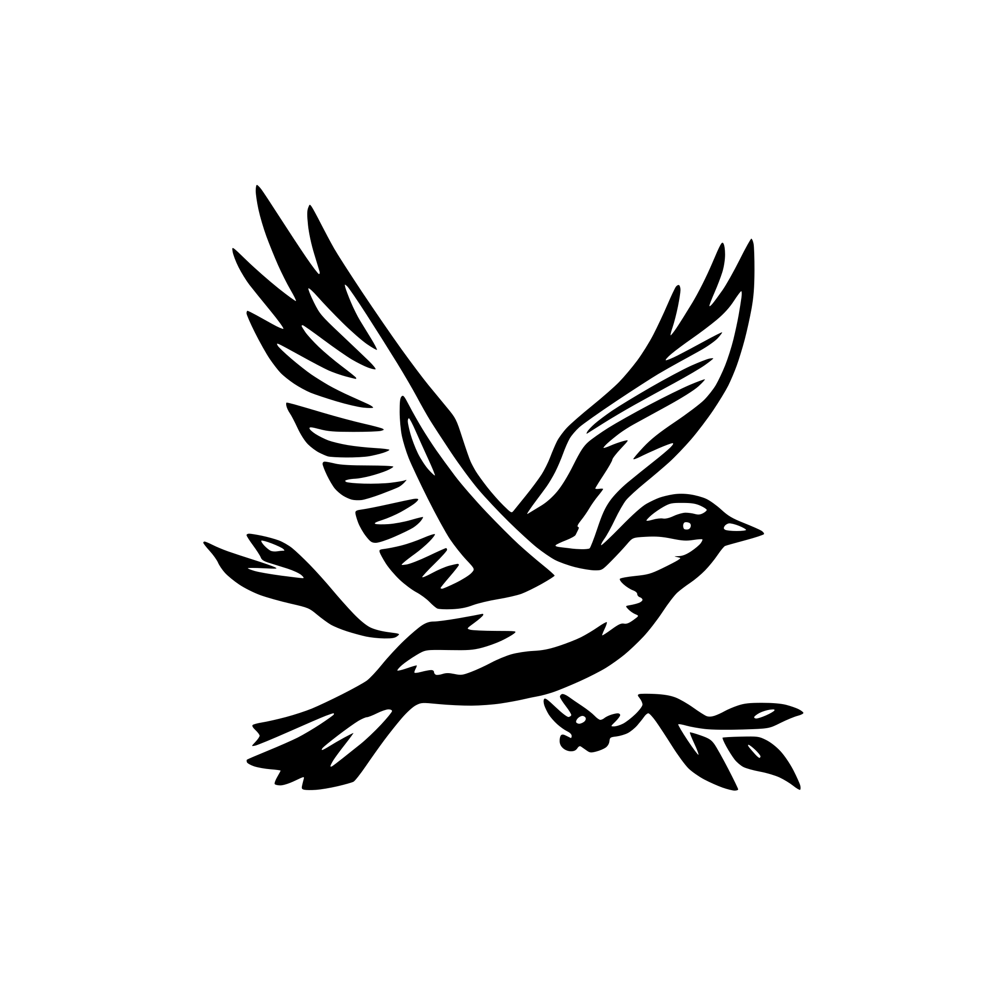 AI-generated SVG of a create flying bird bundle svg