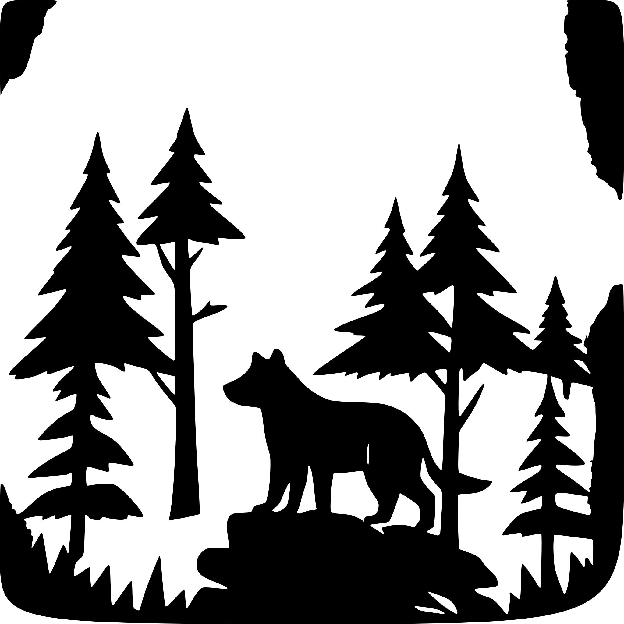 AI-generated SVG of a bear shape mountains forest moon cubs