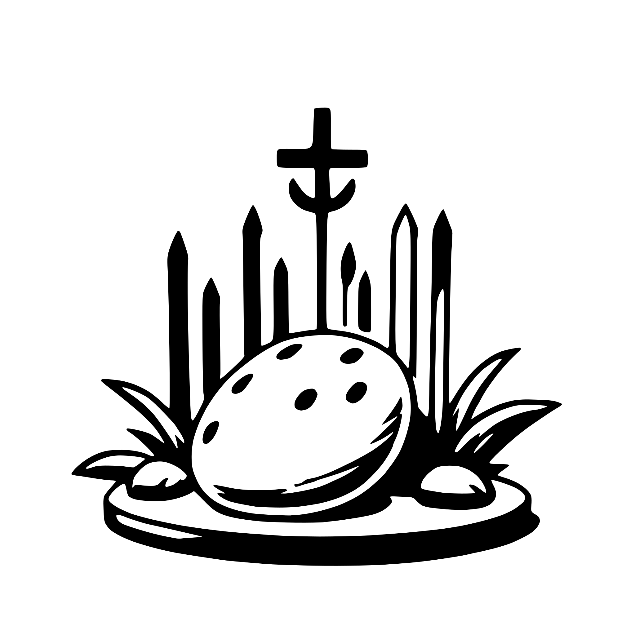 AI-generated SVG of a easter sunday
