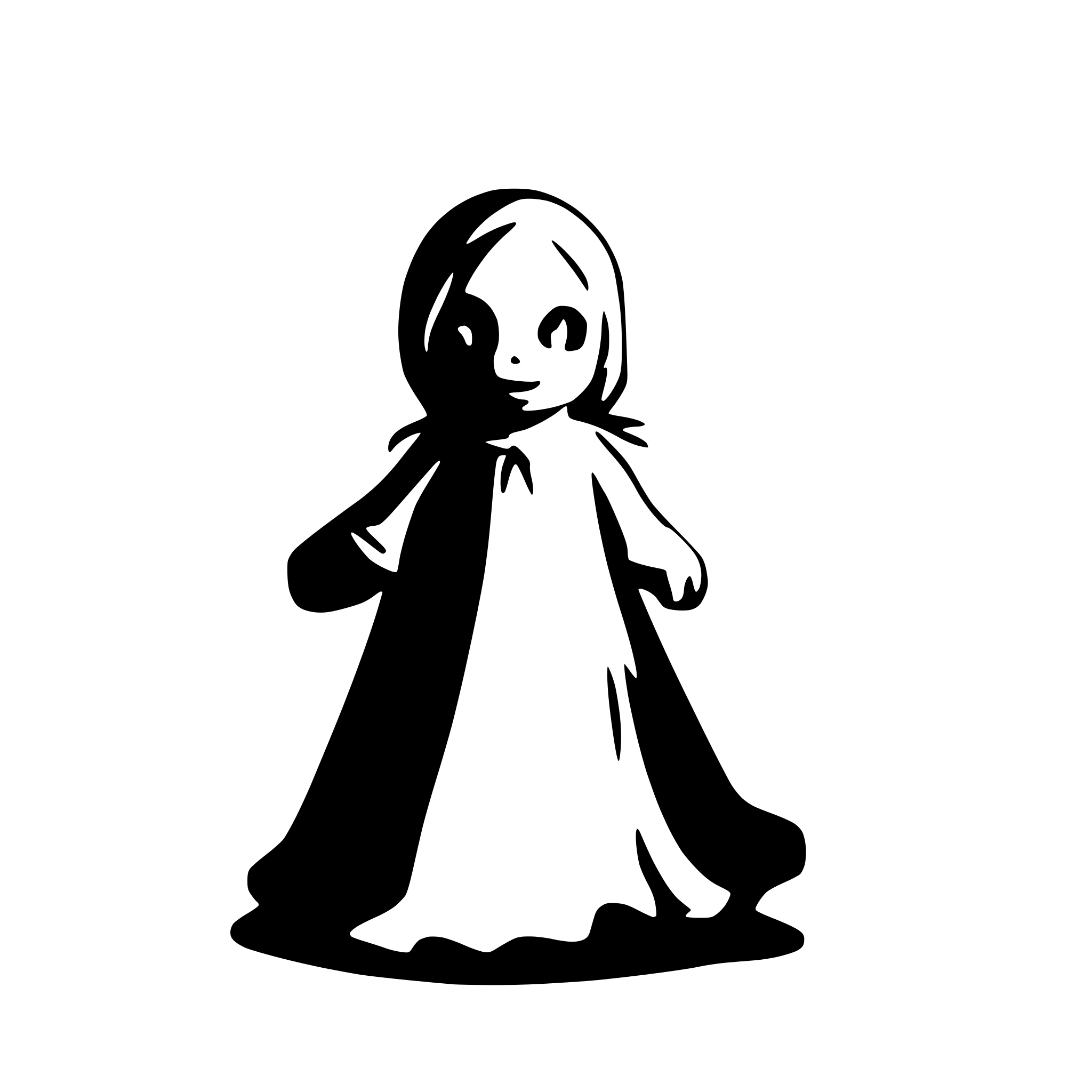 AI-generated SVG of a a litle ghost