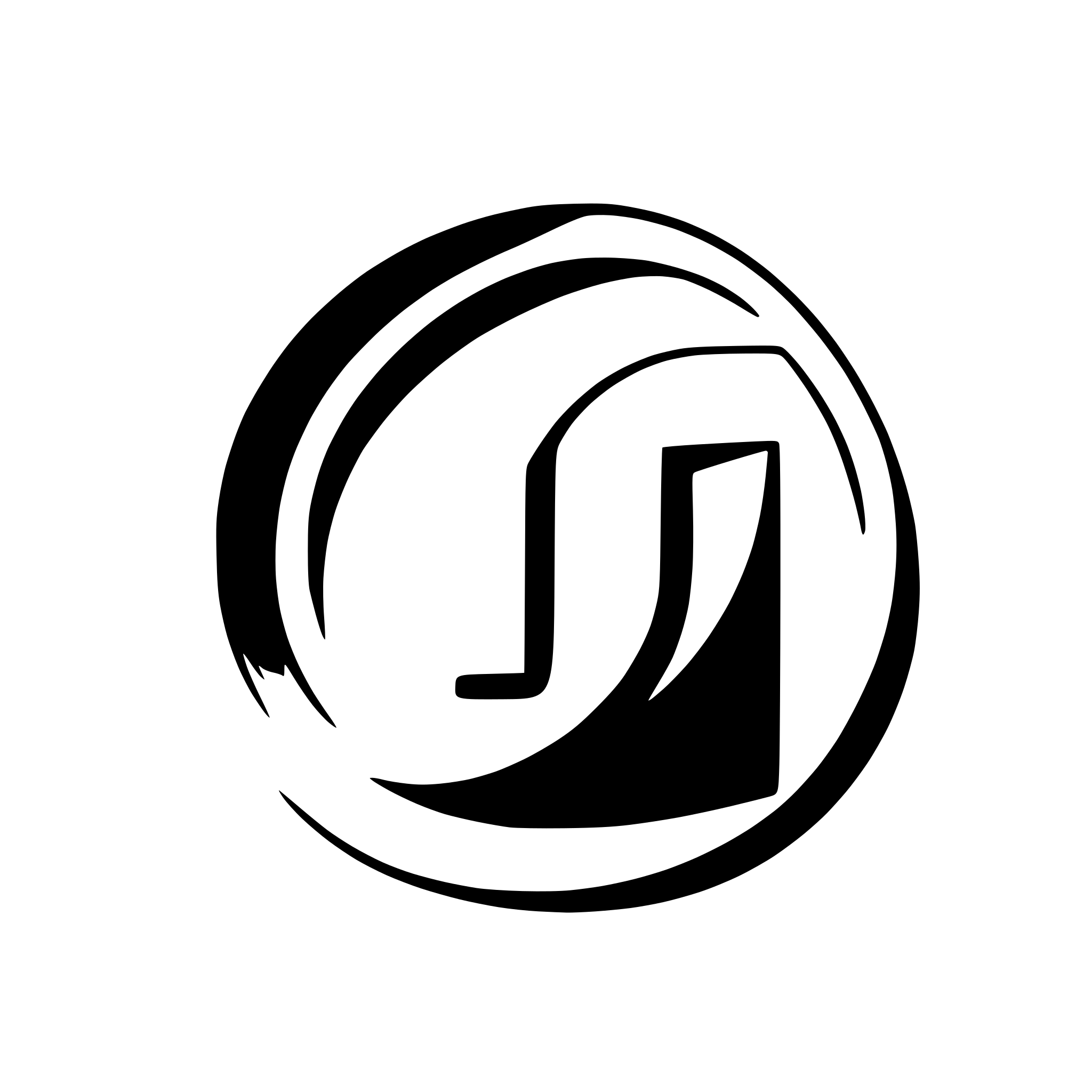 AI-generated SVG of a a sleek, minimal design combining shapes of the letters "D" and "U"