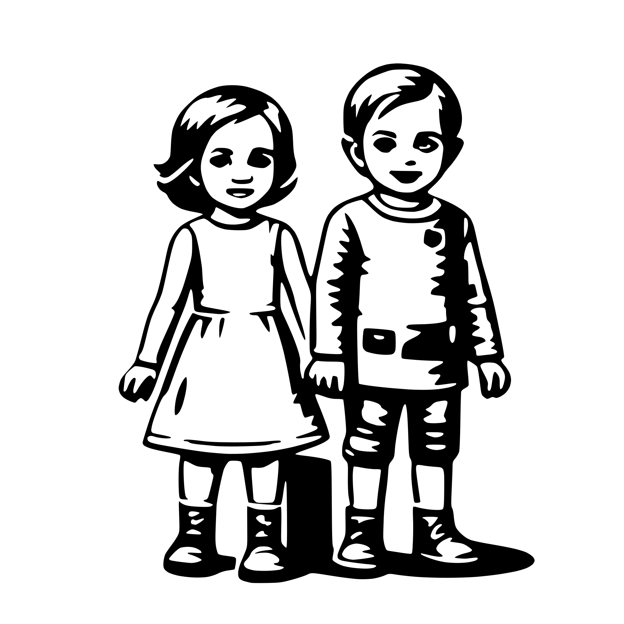 AI-generated SVG of 'Toddlers'